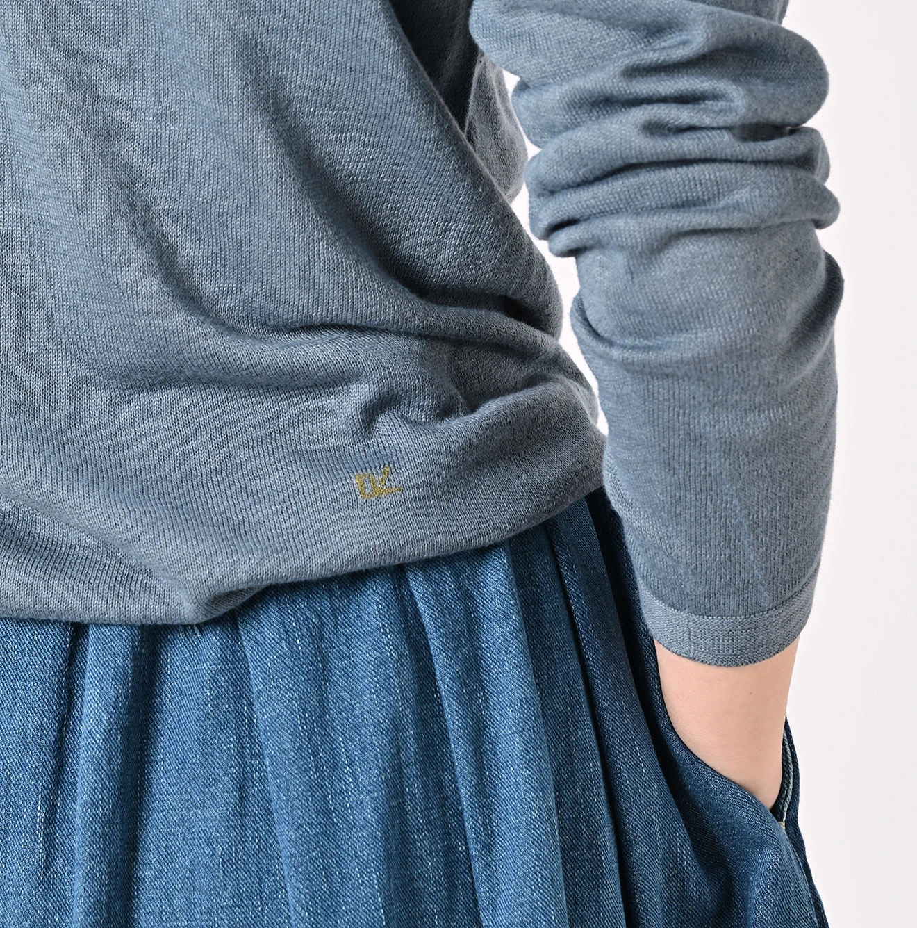 45R(フォーティファイブアール) |ホール超ガーゼの908タートル（45草染）