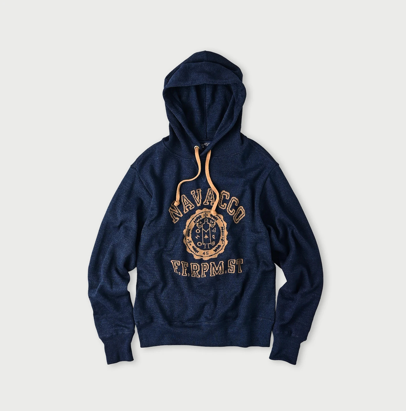 45R(フォーティファイブアール) |スムースの908カレッジフーディ（インディゴ）