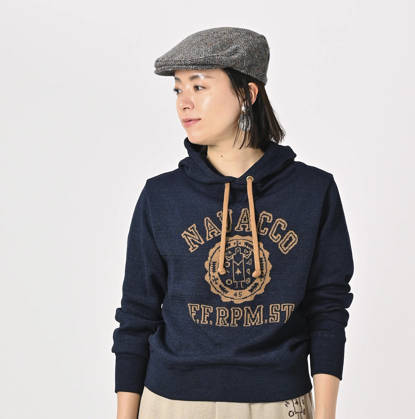 45R(フォーティファイブアール) |スムースの908カレッジフーディ（インディゴ）