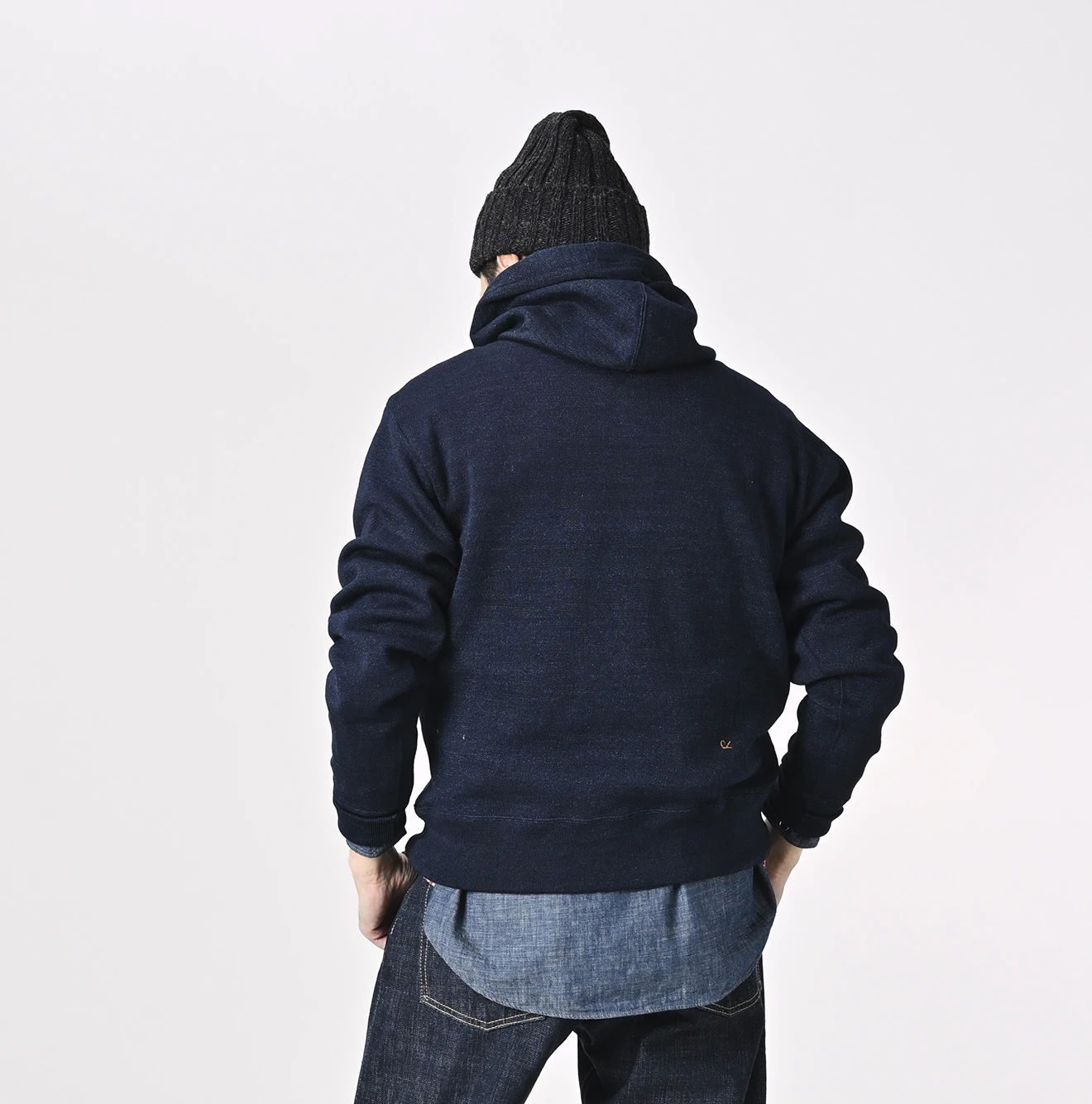 45R(フォーティファイブアール) |スムースの908カレッジフーディ（インディゴ）