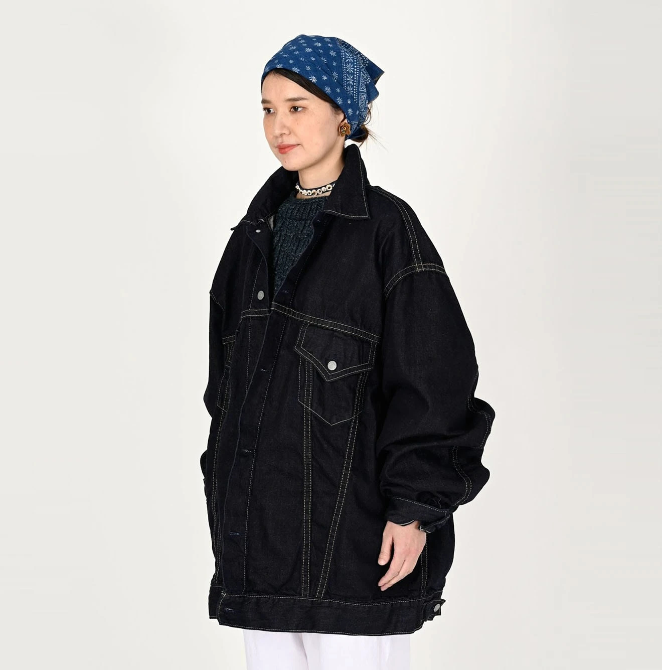 45R(フォーティファイブアール) |ライ麦デニムの908空比古比女ジャン9.8サイズ（インディゴ濃）