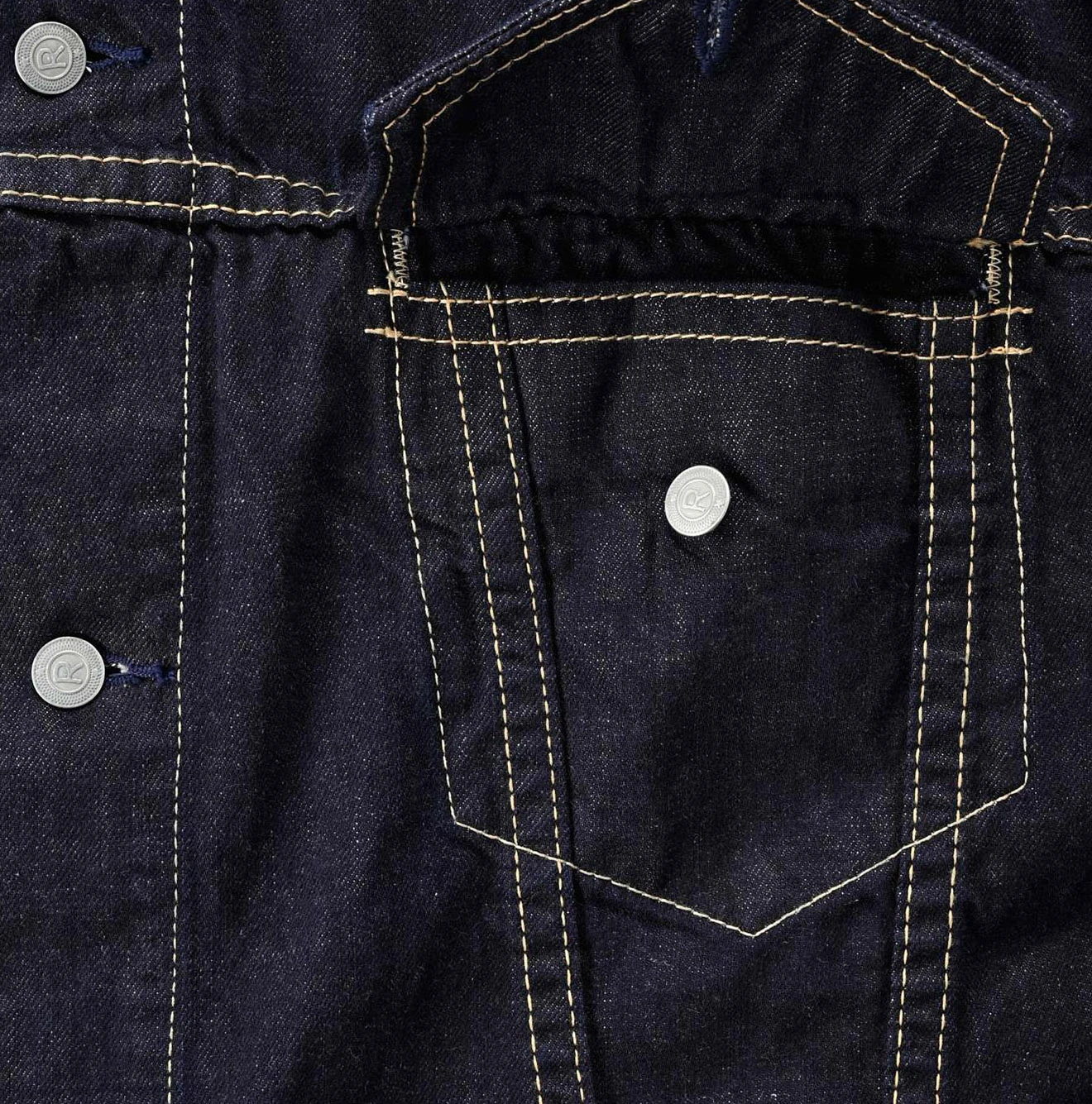 45R(フォーティファイブアール) |ライ麦デニムの908空比古比女ジャン9.8サイズ（インディゴ濃）