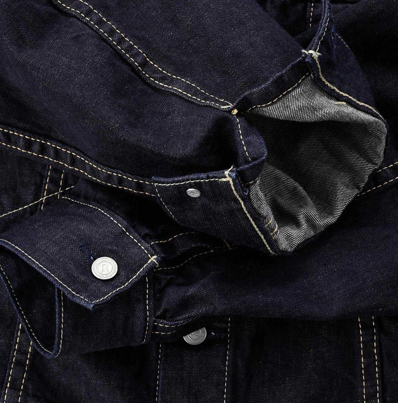 45R(フォーティファイブアール) |ライ麦デニムの908空比古比女ジャン9.8サイズ（インディゴ濃）