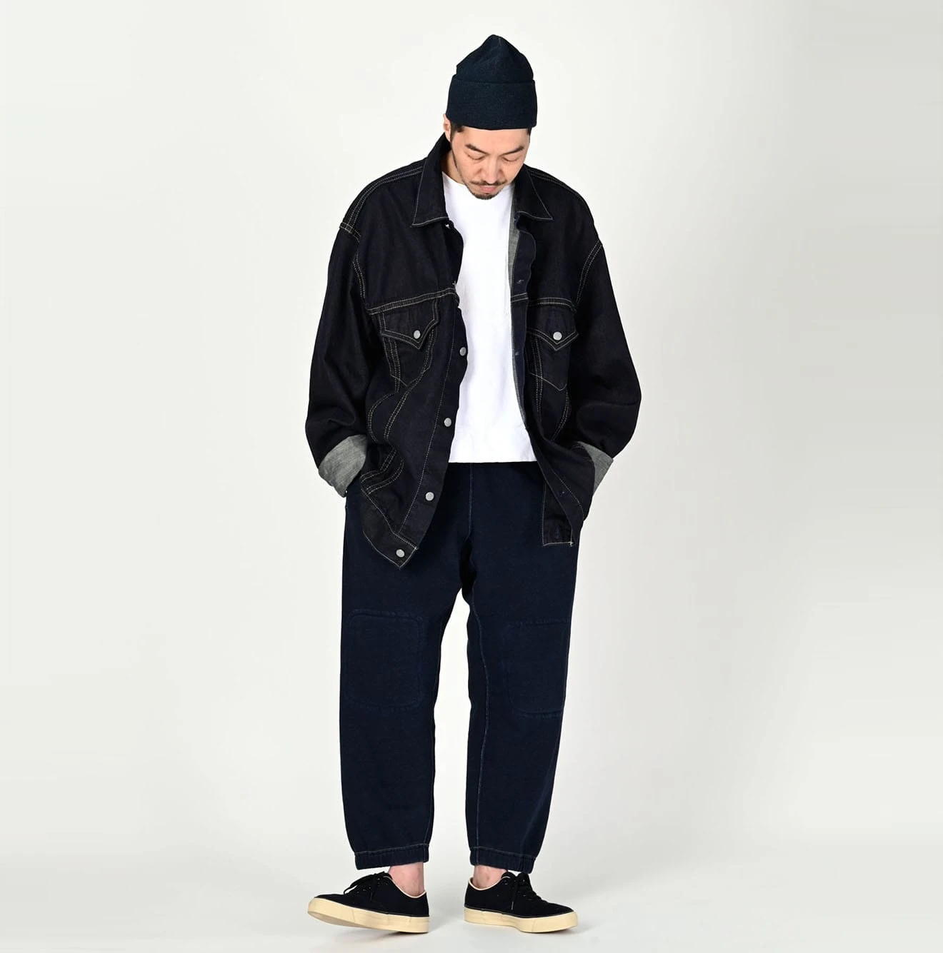 45R(フォーティファイブアール) |ライ麦デニムの908空比古比女ジャン9.8サイズ（インディゴ濃）