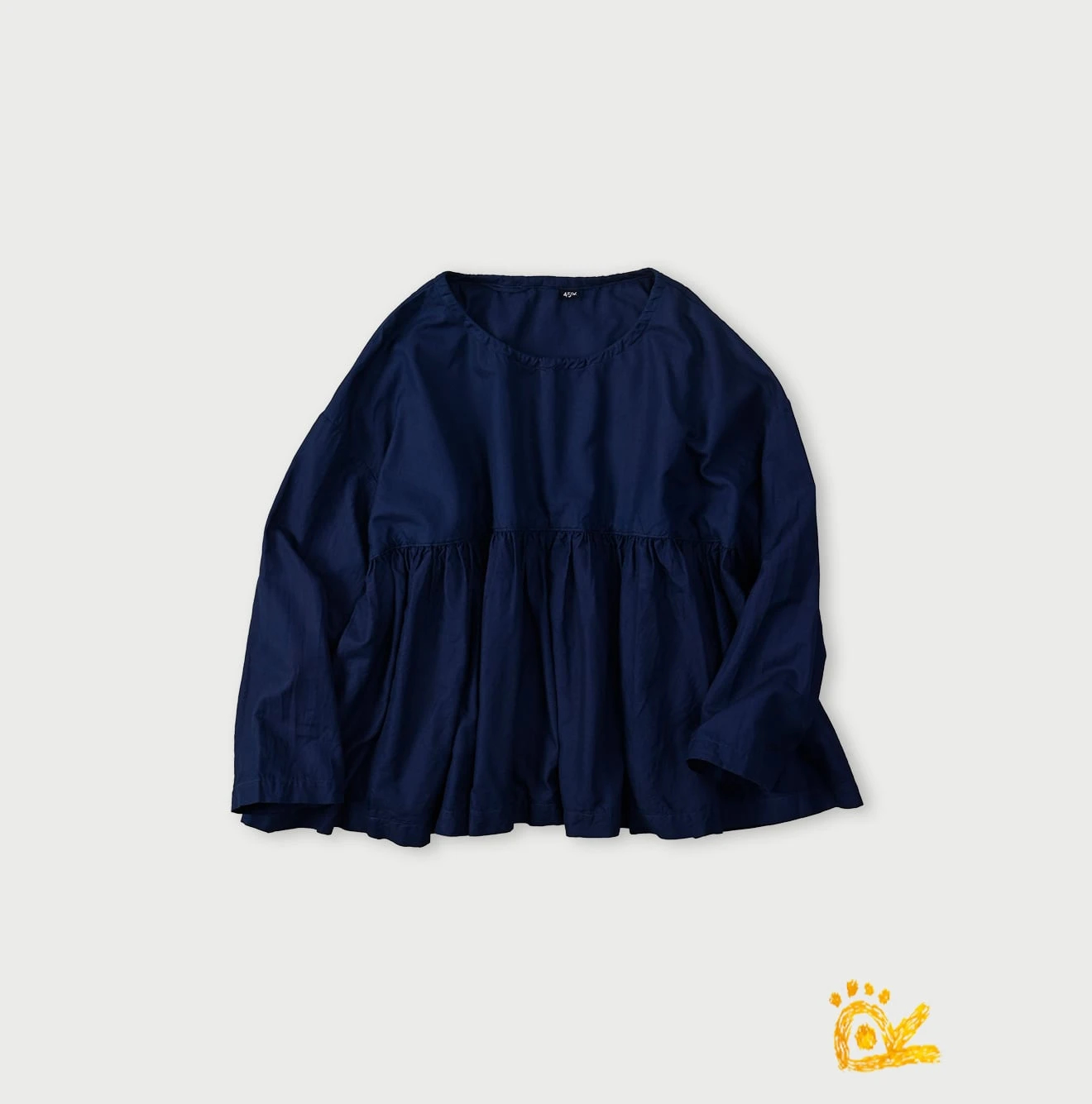 45R(フォーティファイブアール) |ONEONE宝物のギャザーブラウス