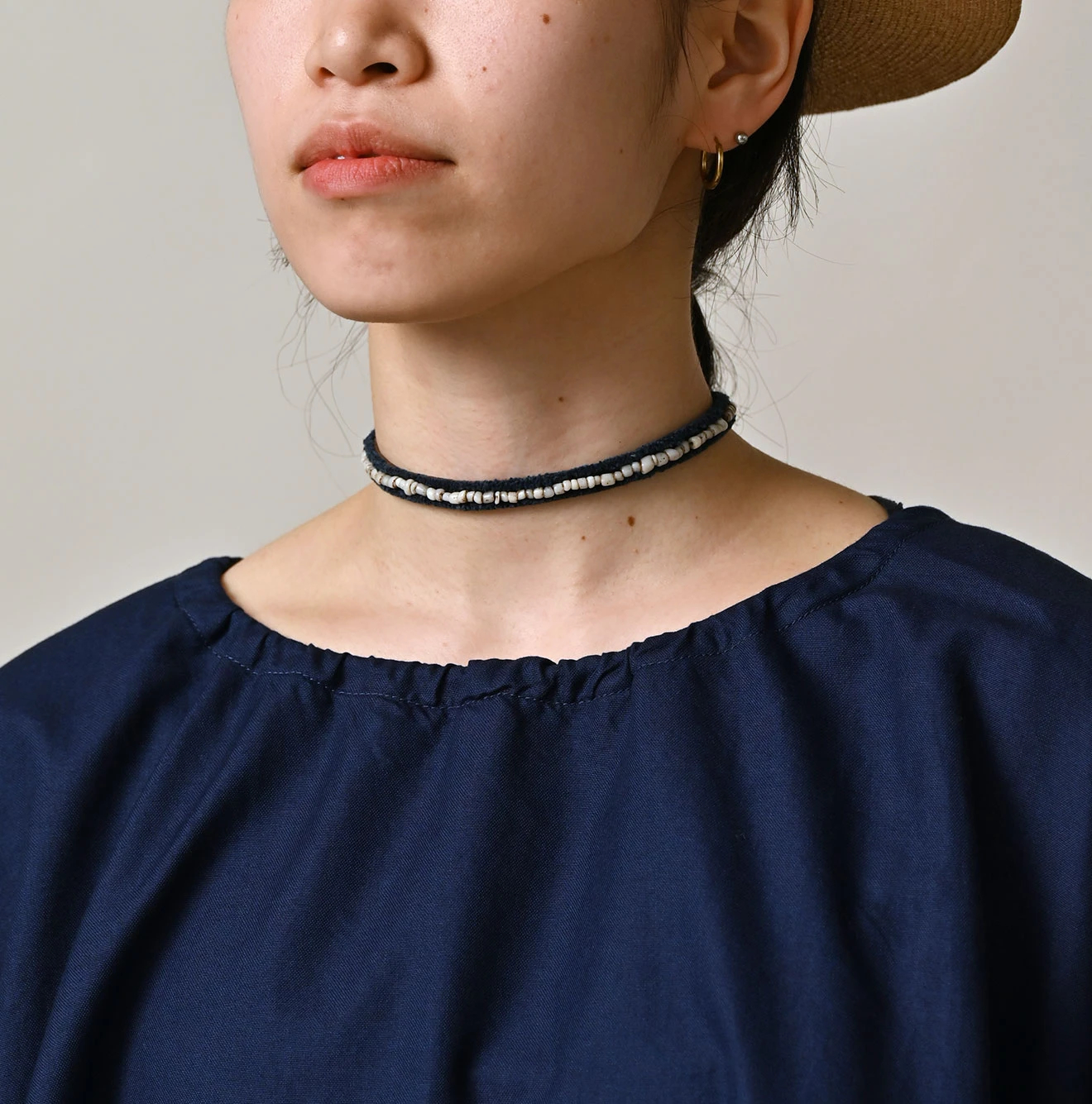 45R(フォーティファイブアール) |ONEONE宝物のギャザーブラウス