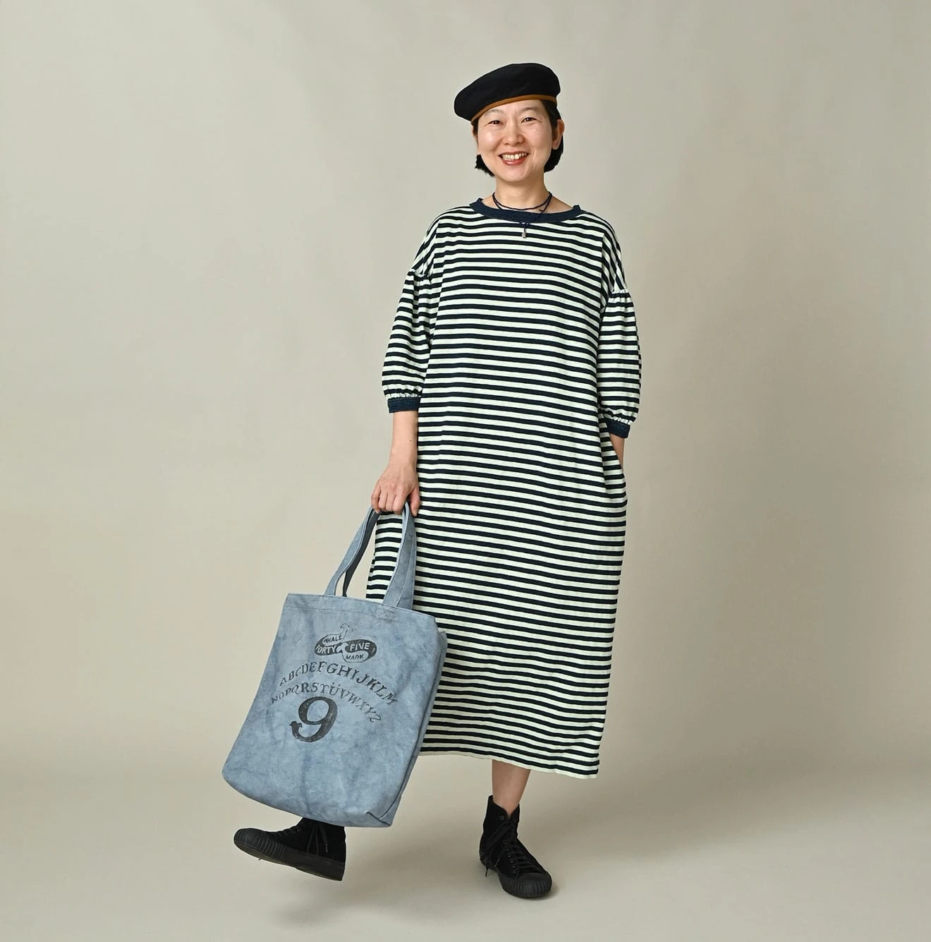 45R（フォーティファイブアール）| ONEONE宝物の45星トート（中） Bag