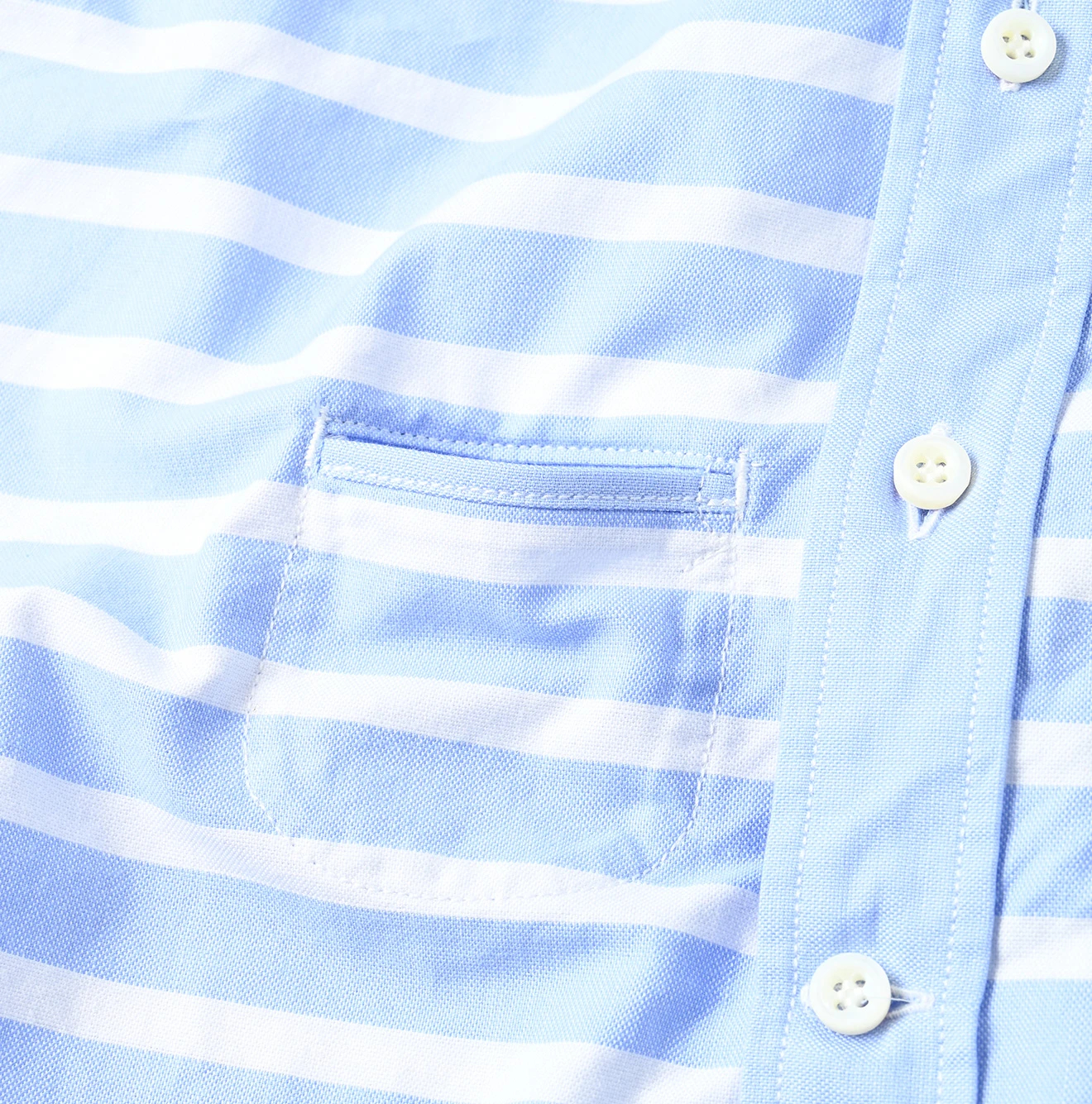 45R(フォーティファイブアール) |スーピマオックスの908オーシャンちび襟バスクシャツ