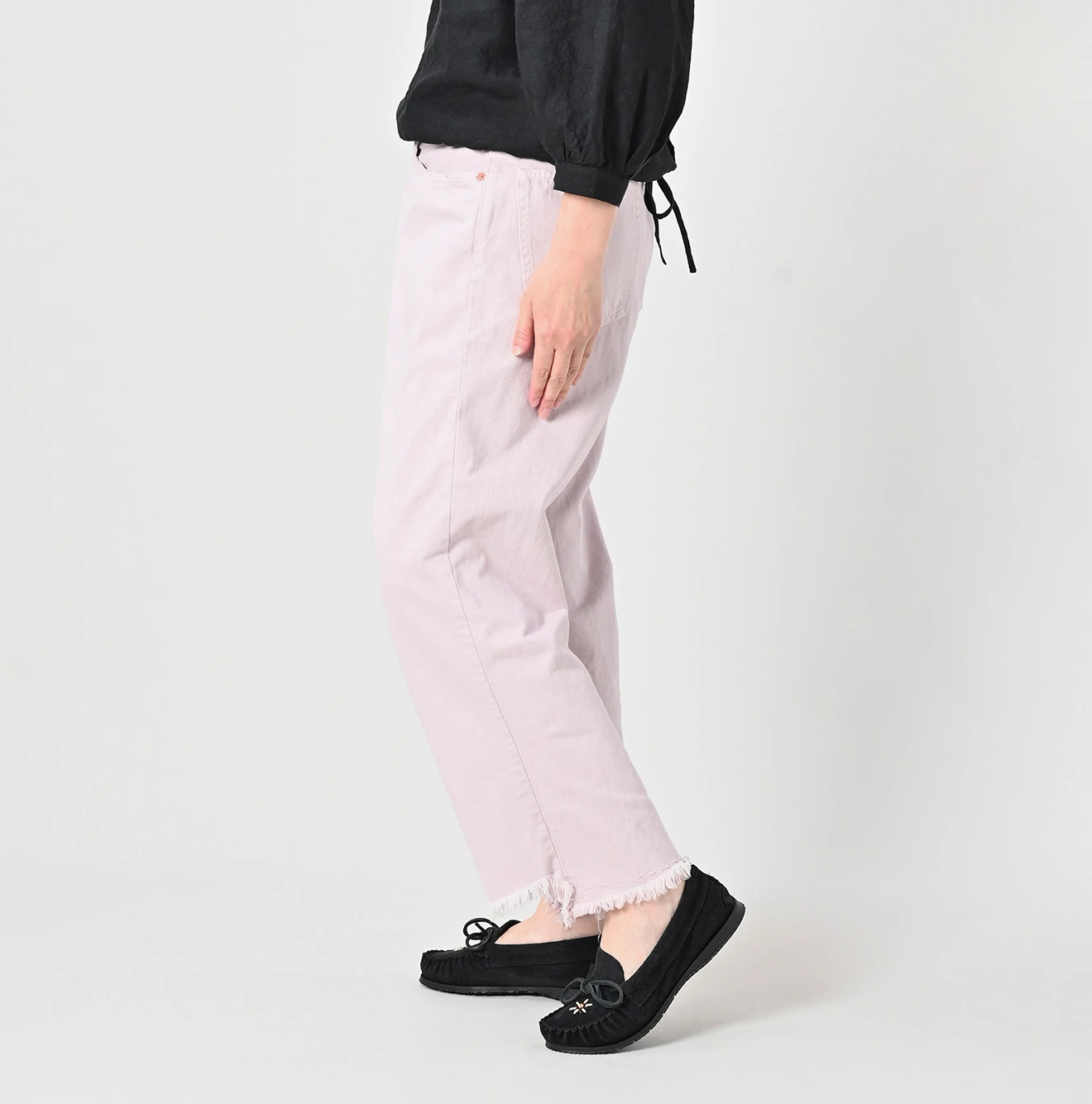 45R(フォーティファイブアール) |ライ麦デニムのクロスオーバーパンツ（再び・春色）