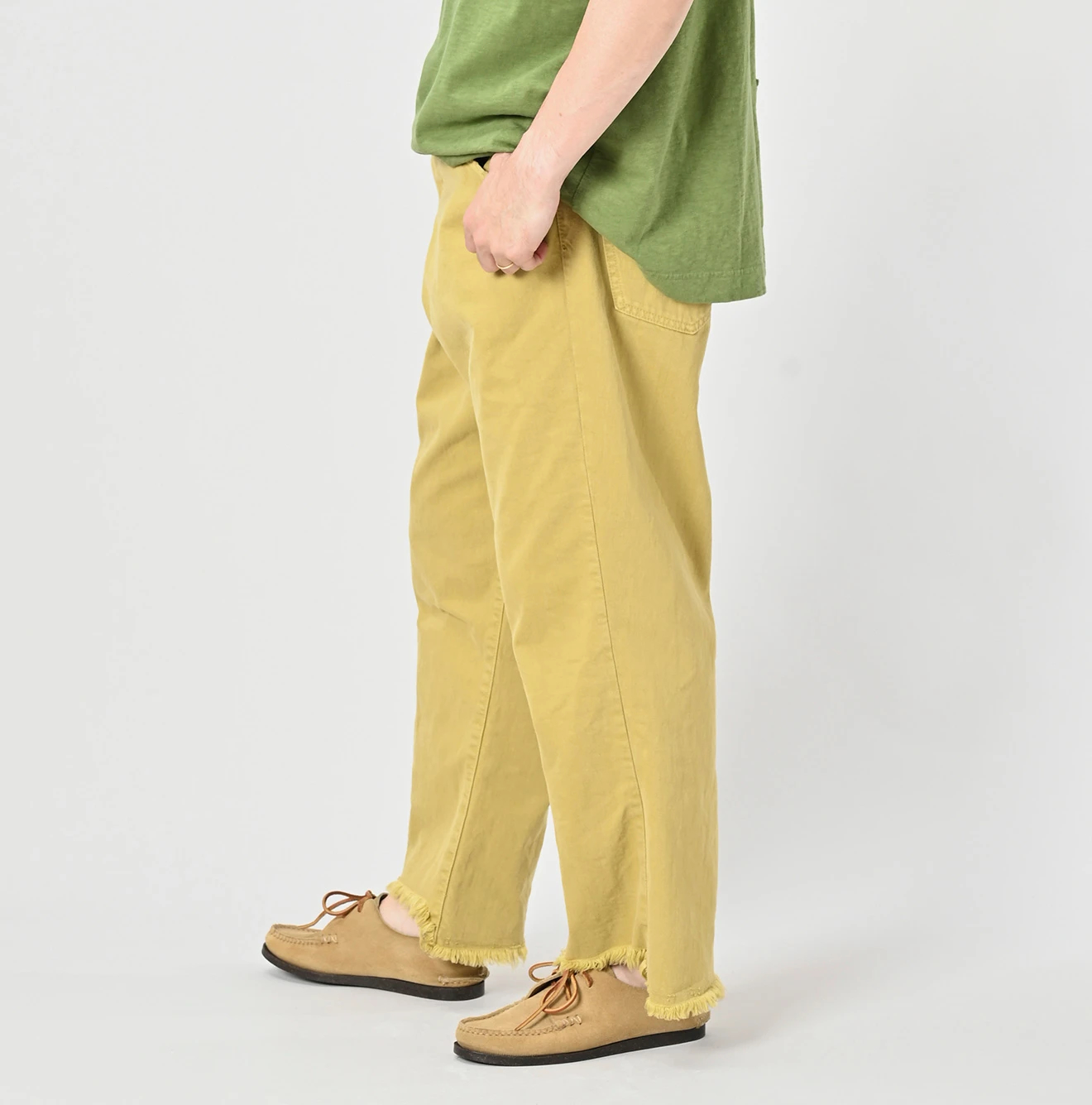 45R(フォーティファイブアール) |ライ麦デニムのクロスオーバーパンツ（再び・春色）