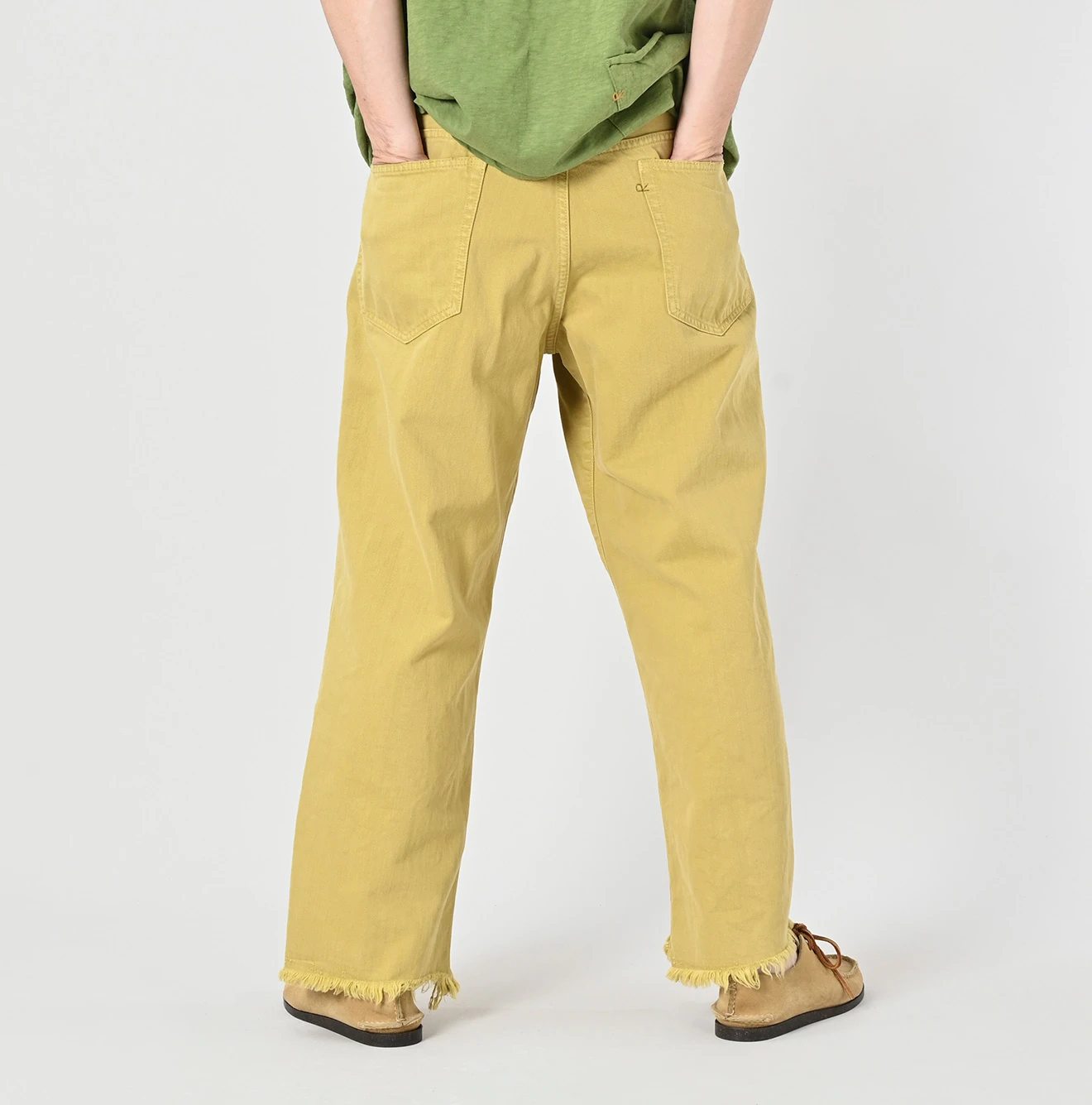 45R(フォーティファイブアール) |ライ麦デニムのクロスオーバーパンツ（再び・春色）