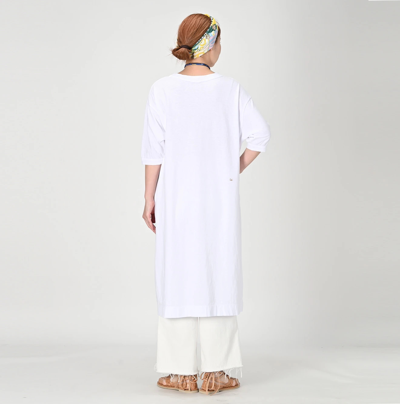 45R(フォーティファイブアール) |葉山ものがたりカウアイちゃんベタッチカレッジプリントのドレス