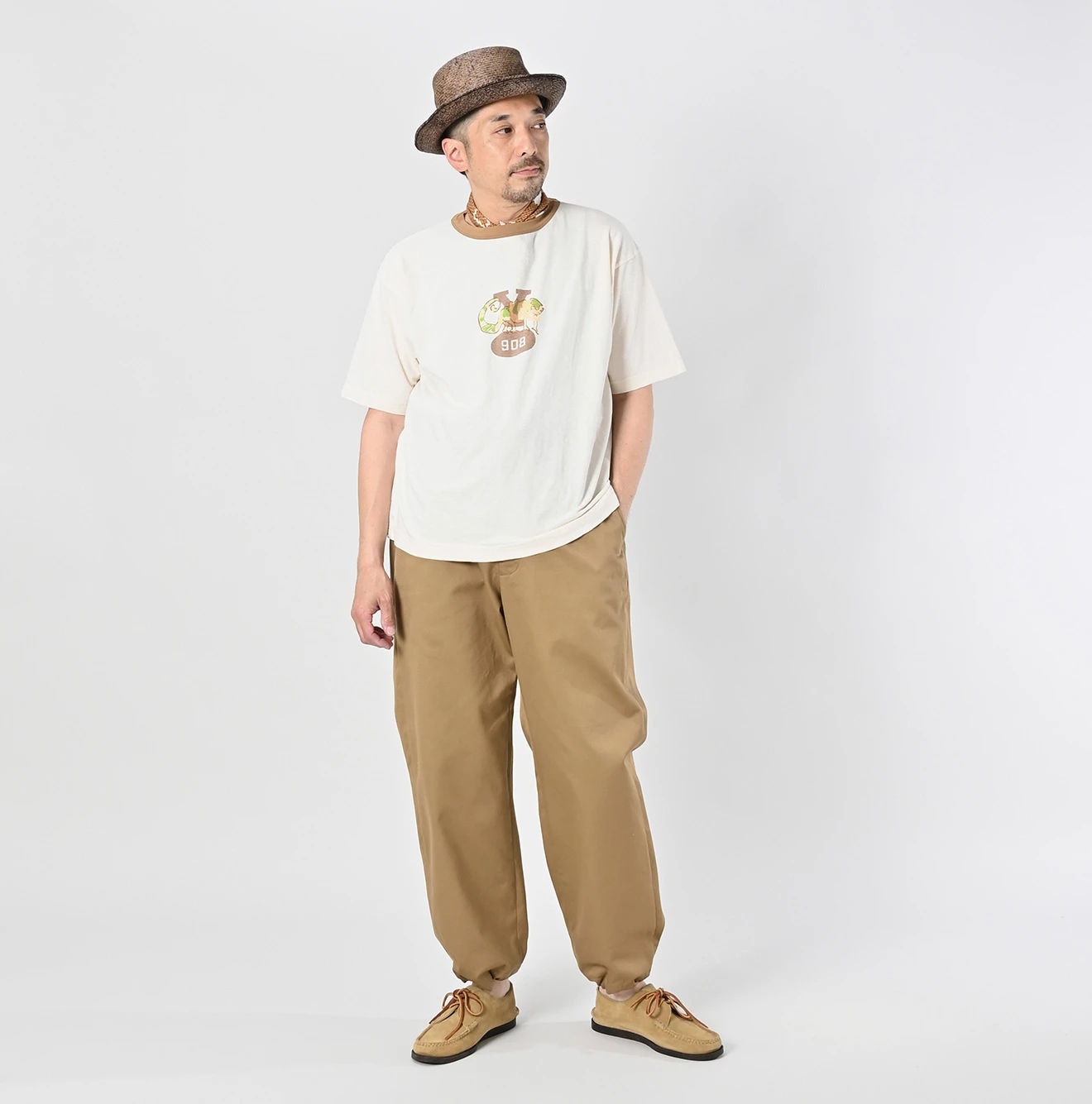 45R(フォーティファイブアール) |チャメレイオンYプリントの908Tシャツ