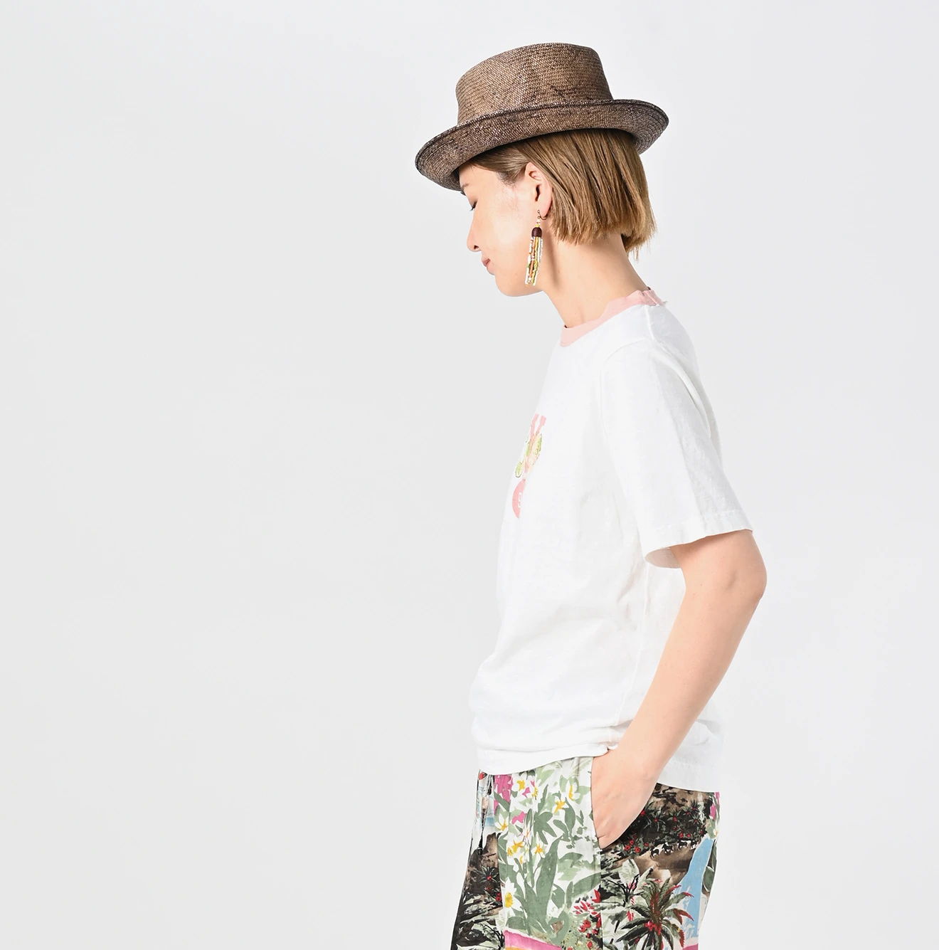 45R(フォーティファイブアール) |チャメレイオンYプリントの908Tシャツ