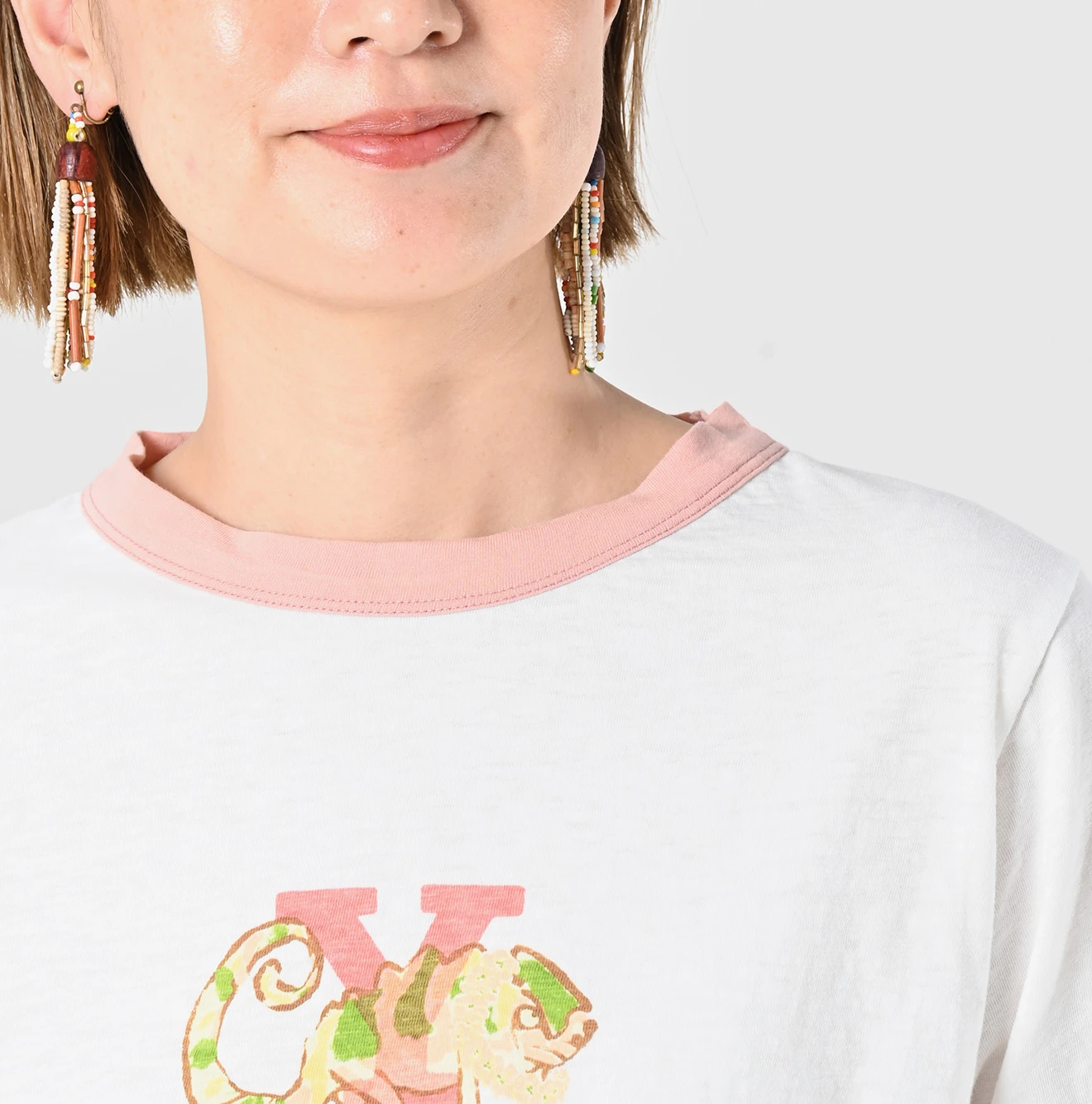 45R(フォーティファイブアール) |チャメレイオンYプリントの908Tシャツ