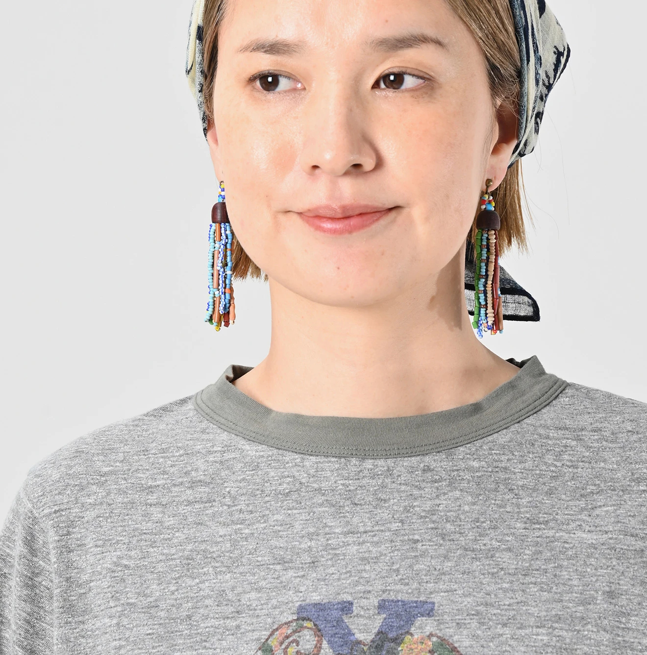 45R(フォーティファイブアール) |チャメレイオンYプリントの908Tシャツ（トップ）