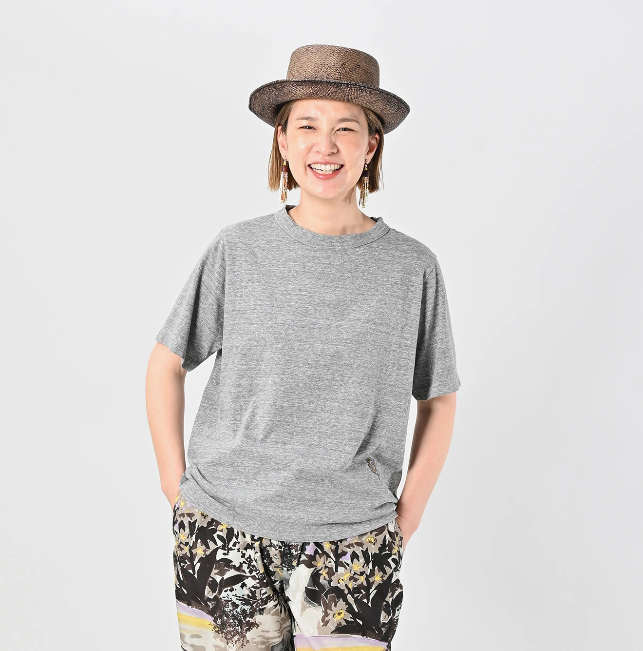 45R(フォーティファイブアール) |チャメレイオン刺繍の908Tシャツ（トップ）