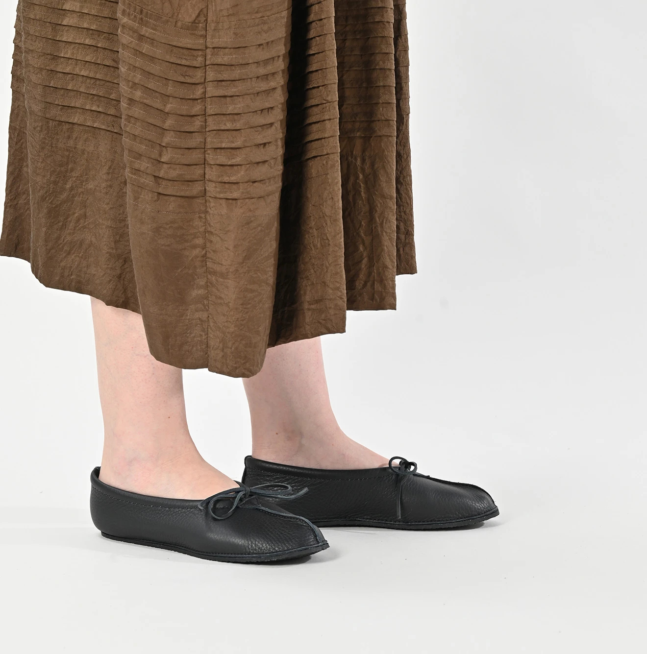 45R(フォーティファイブアール) |Laurentian Chief×45Rバレリーナスリッパ×クレープソール（ビーズ刺繍）