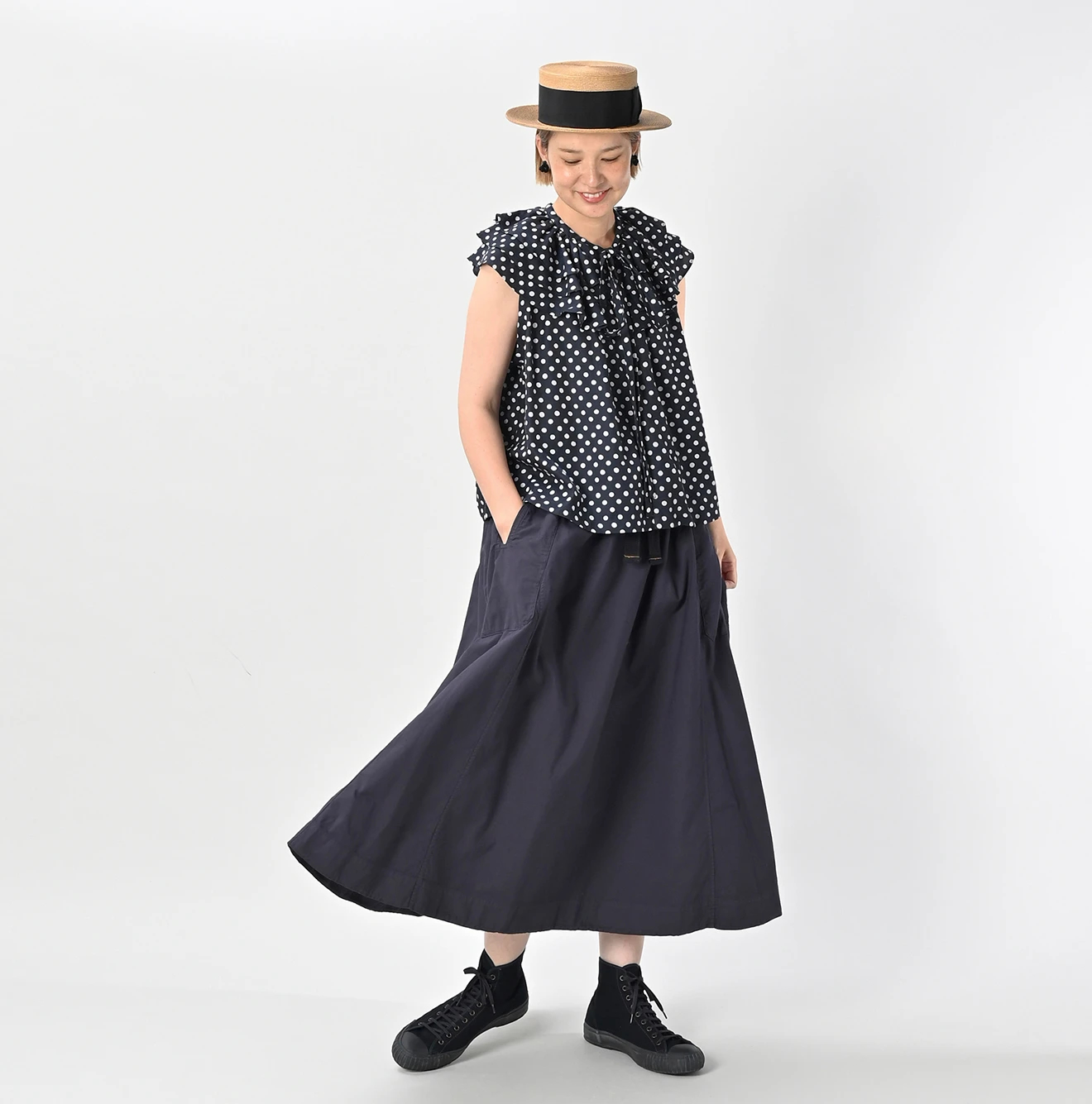 45R(フォーティファイブアール) |葉山ものがたり504オックスのオーシャン帆スカート