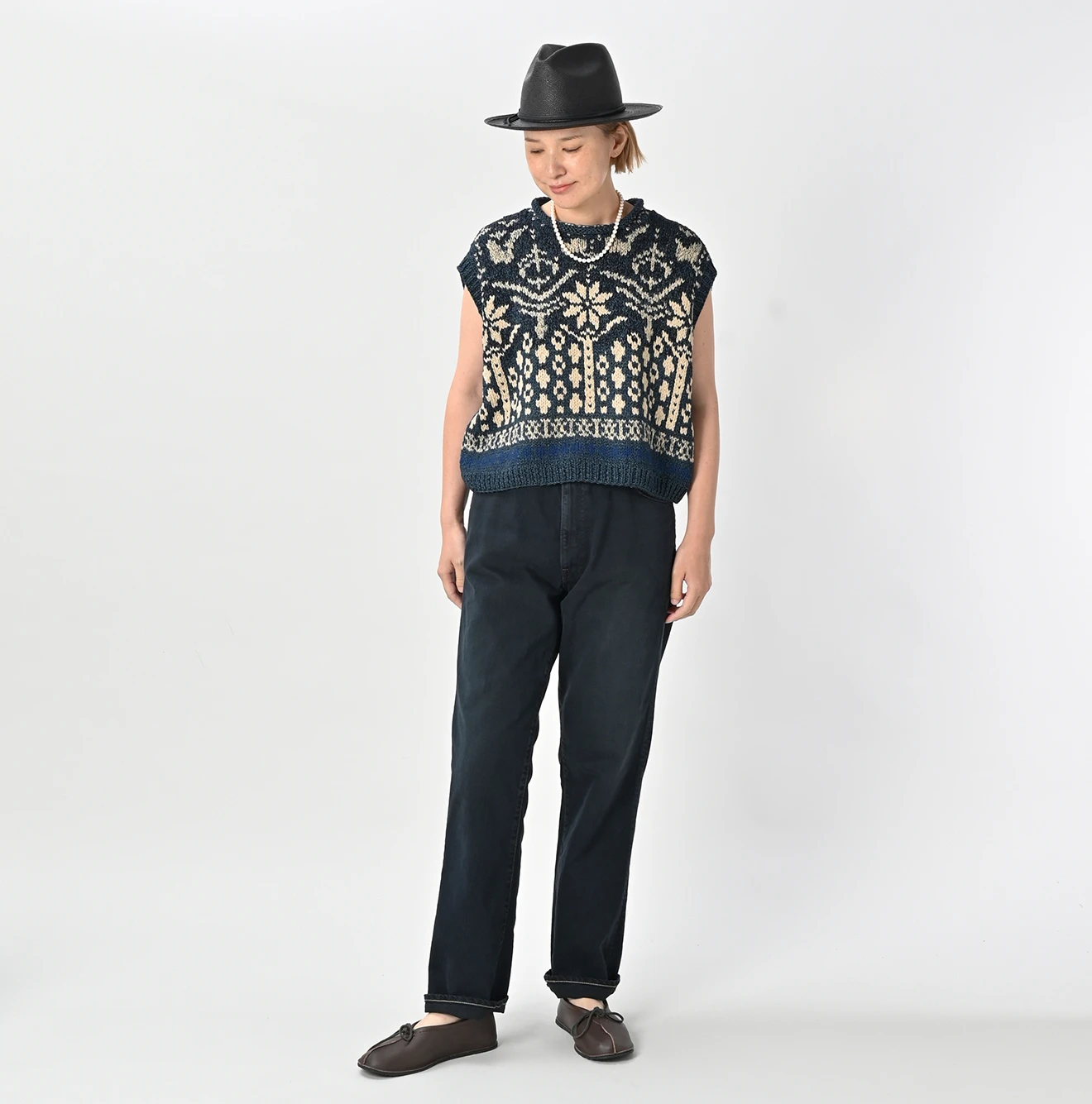 45R(フォーティファイブアール) |ライ麦ブラックデニムのクロスビー5（再び・焦）