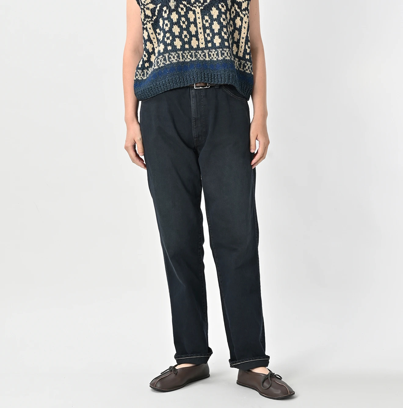 45R(フォーティファイブアール) |ライ麦ブラックデニムのクロスビー5（再び・焦）