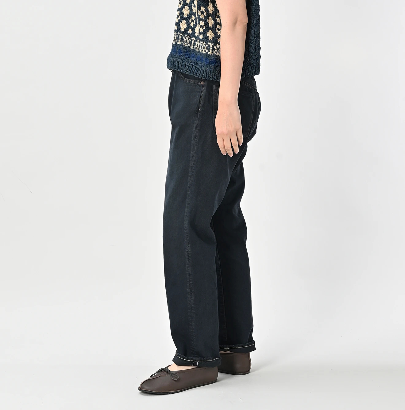 45R(フォーティファイブアール) |ライ麦ブラックデニムのクロスビー5（再び・焦）