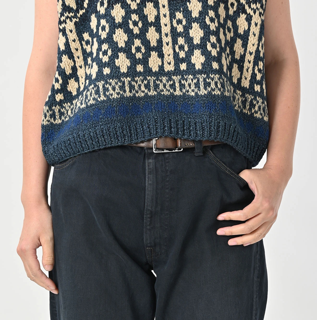 45R(フォーティファイブアール) |ライ麦ブラックデニムのクロスビー5（再び・焦）