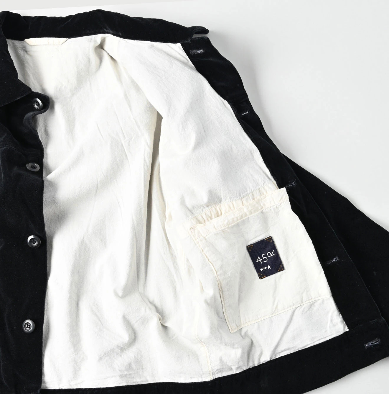 45R(フォーティファイブアール) |ベルベットのGジャン