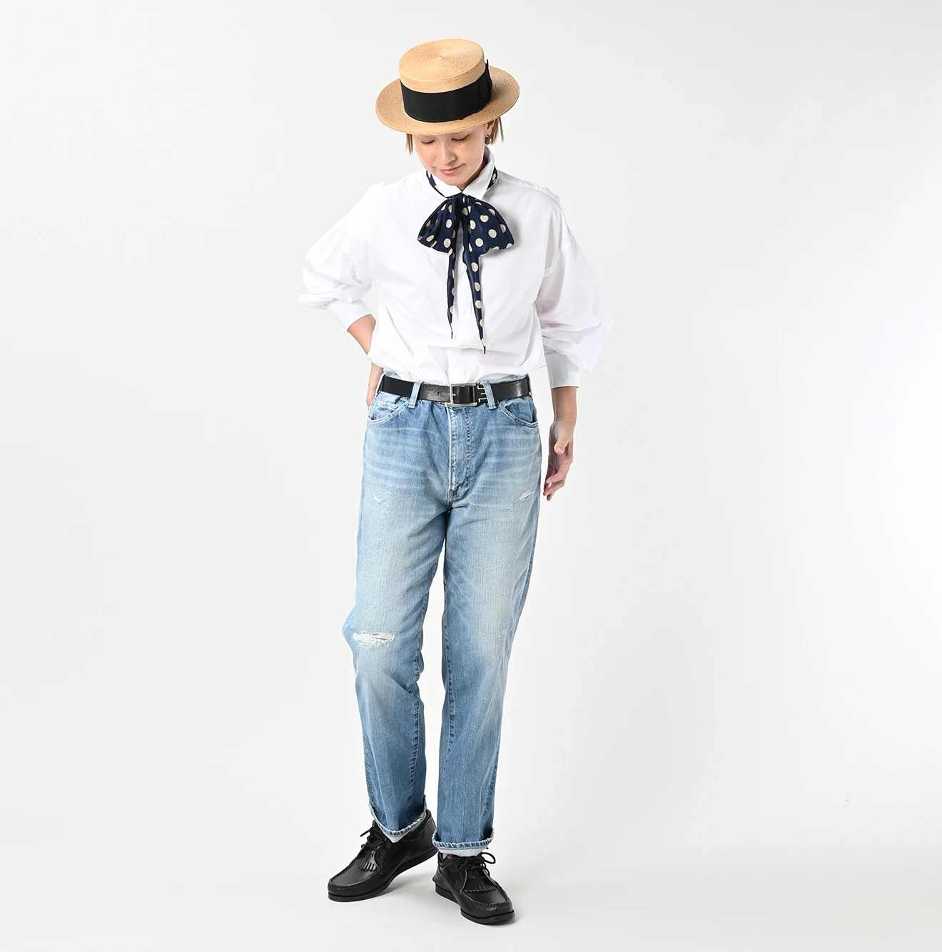 45R(フォーティファイブアール) |ライ麦デニムいろいろパッチのクロスビー5（再び）