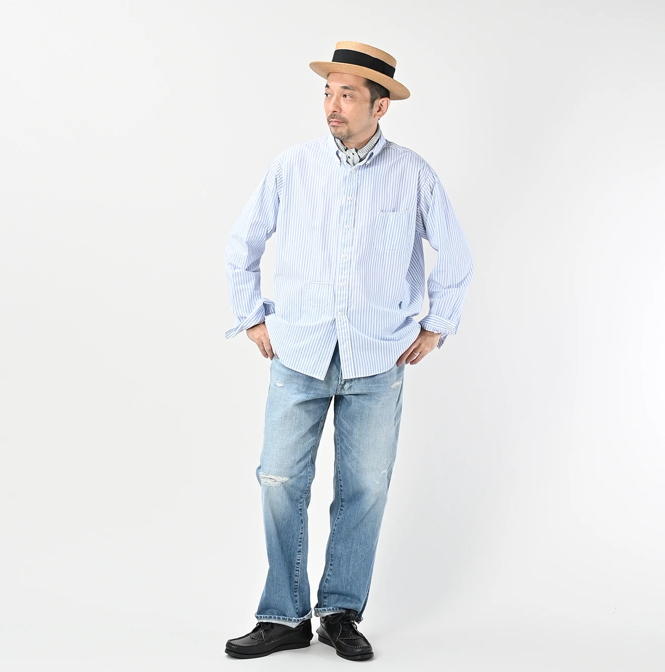 45R(フォーティファイブアール) |ライ麦デニムいろいろパッチのクロスビー5（再び）