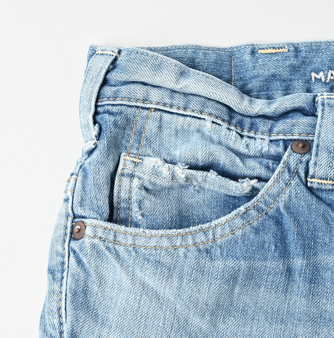 45R(フォーティファイブアール) |ライ麦デニムいろいろパッチのクロスビー5（再び）