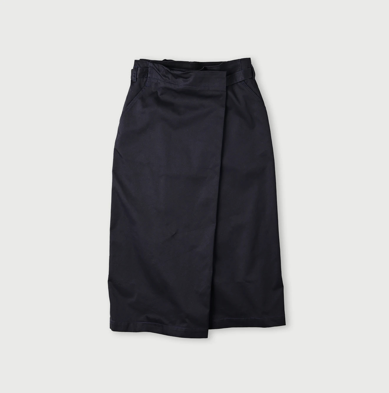 45R（フォーティファイブアール）| 双糸チノのラップスカート Skirt