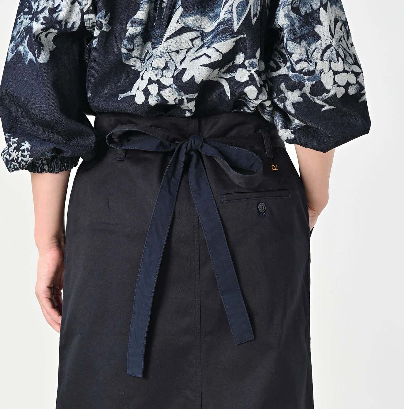 45R（フォーティファイブアール）| 双糸チノのラップスカート Skirt