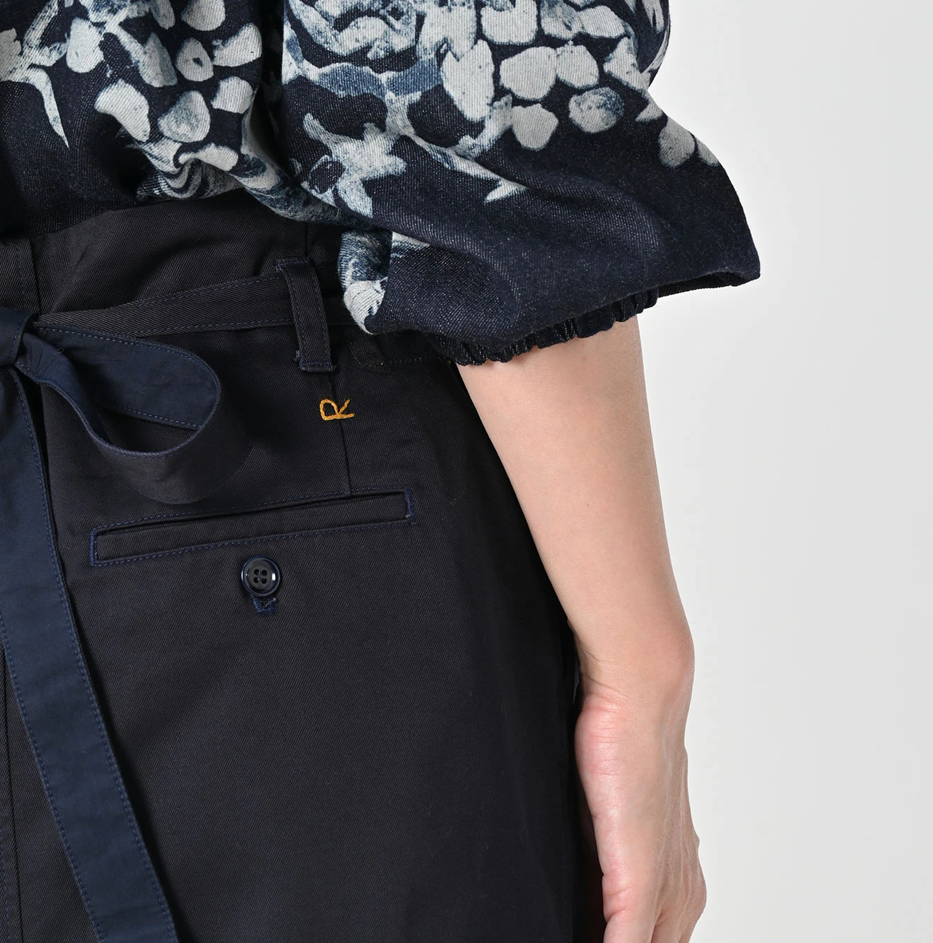 45R（フォーティファイブアール）| 双糸チノのラップスカート Skirt