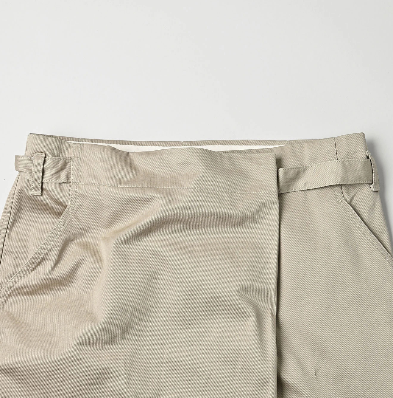 45R（フォーティファイブアール）| 双糸チノのラップスカート Skirt