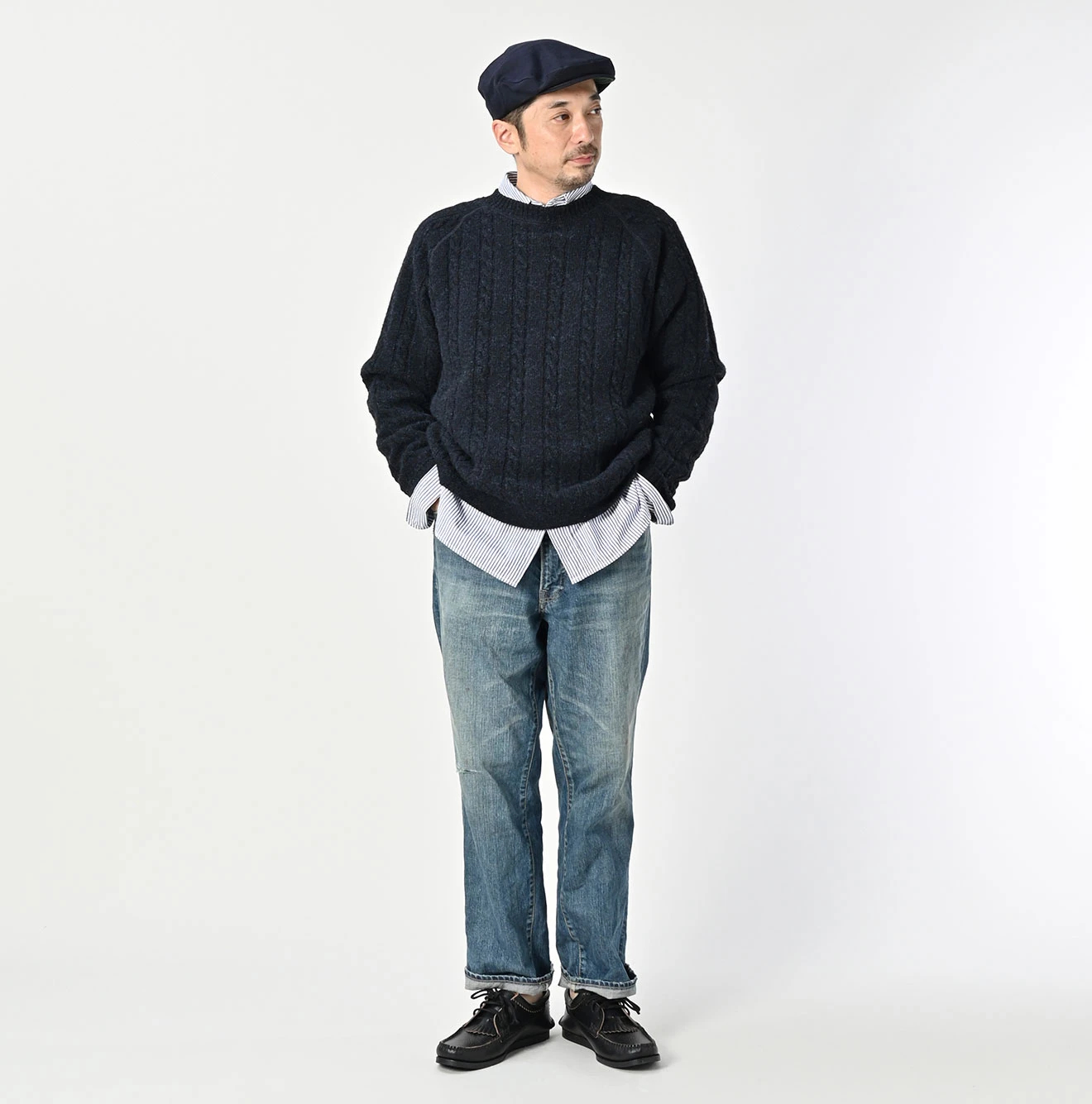 45R(フォーティファイブアール) |ライ麦デニムのクロスビー5（再び・ガンガン加工）