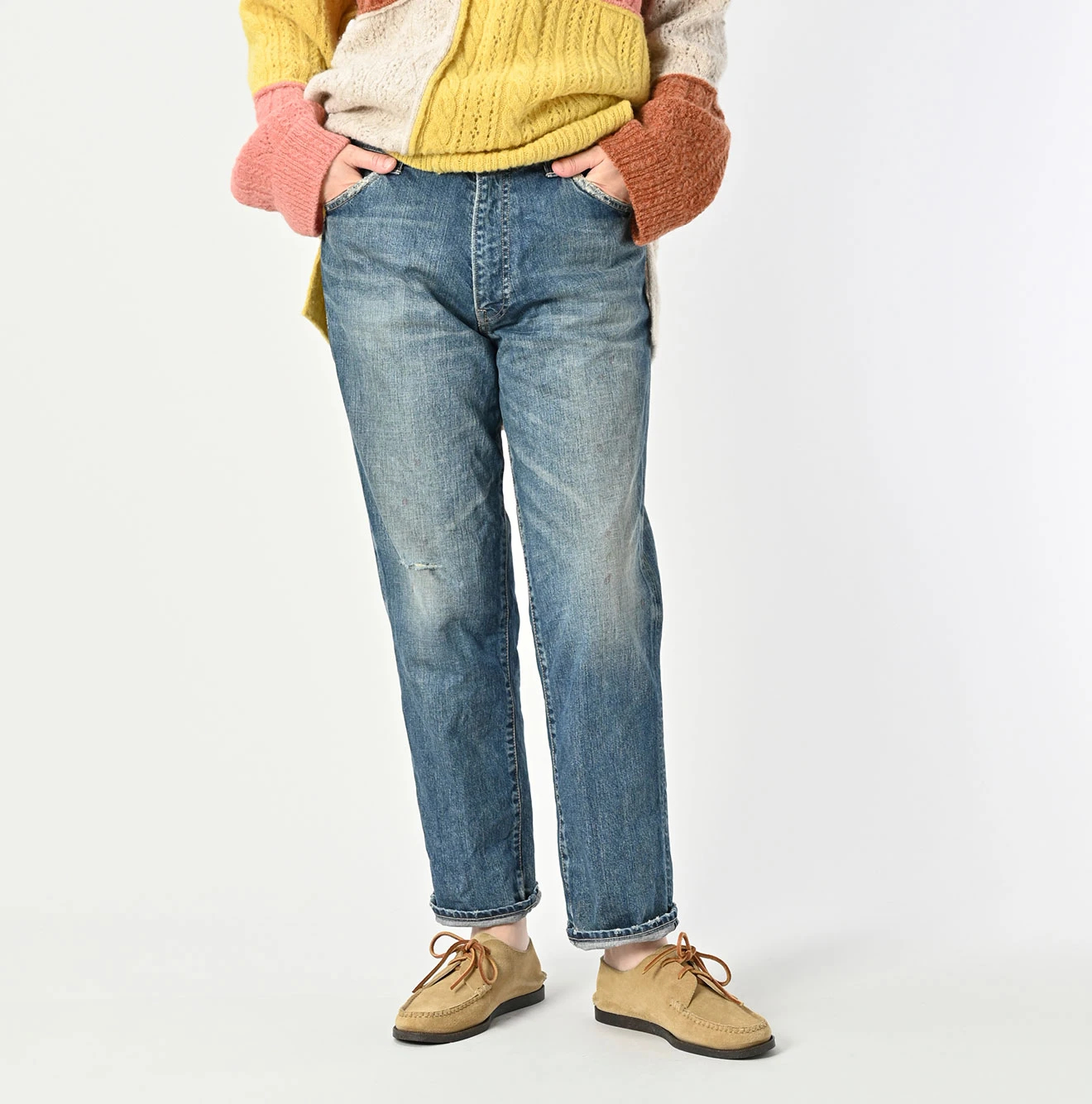 45R(フォーティファイブアール) |ライ麦デニムのクロスビー5（再び・ガンガン加工）