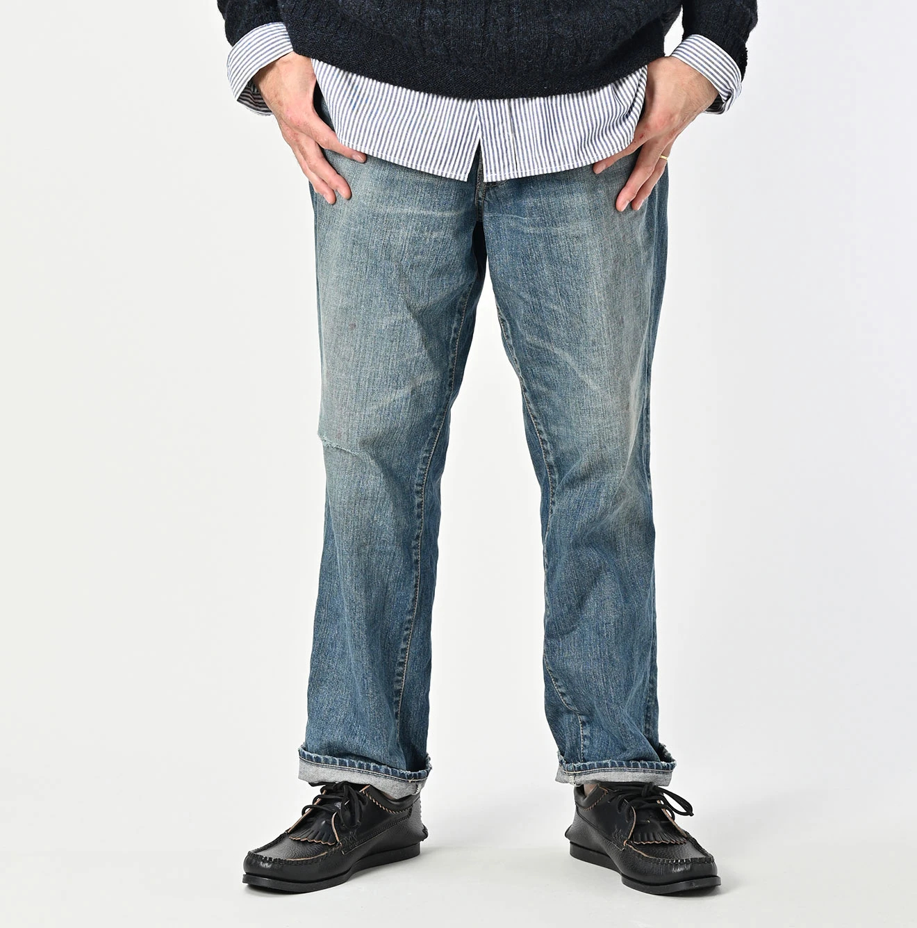 45R(フォーティファイブアール) |ライ麦デニムのクロスビー5（再び・ガンガン加工）