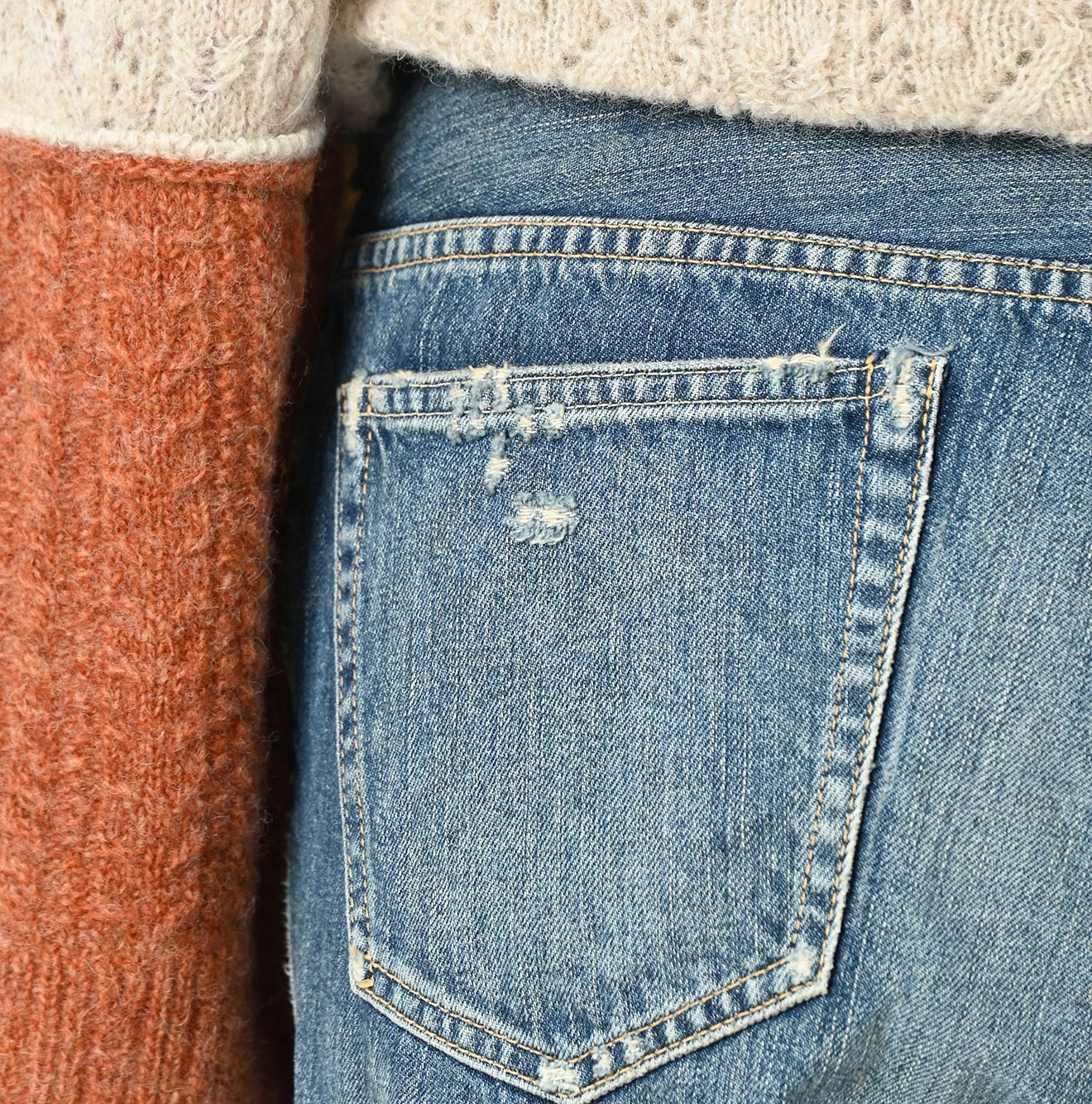 45R(フォーティファイブアール) |ライ麦デニムのクロスビー5（再び・ガンガン加工）