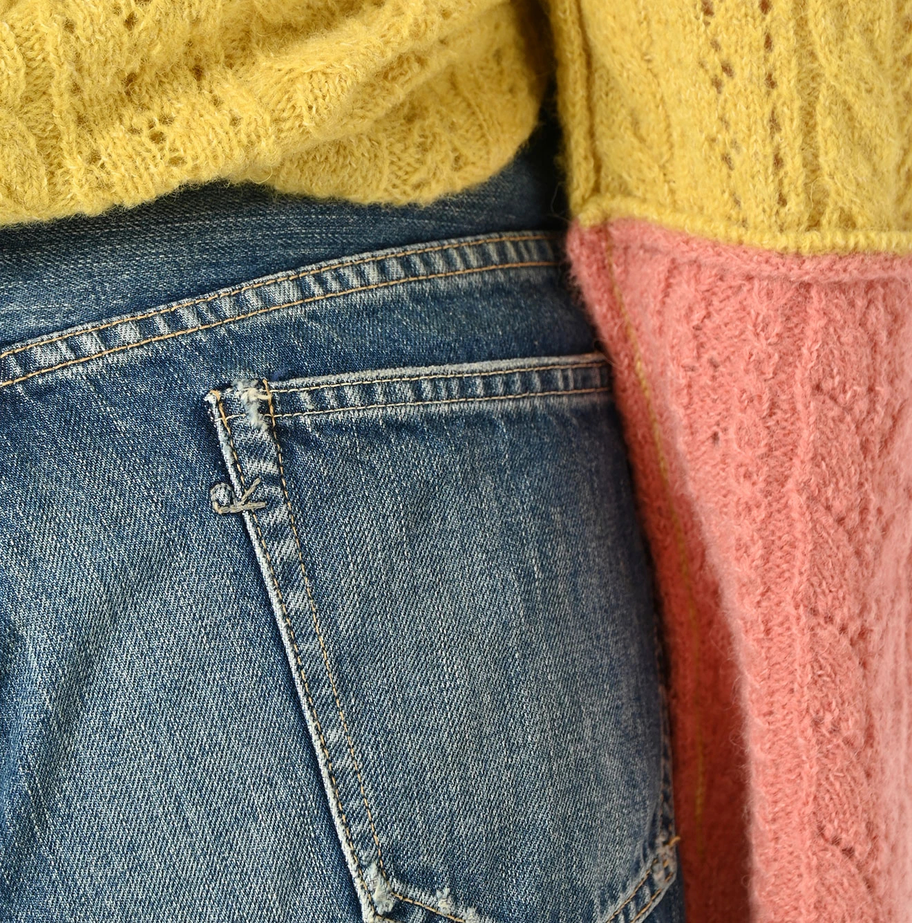 45R(フォーティファイブアール) |ライ麦デニムのクロスビー5（再び・ガンガン加工）