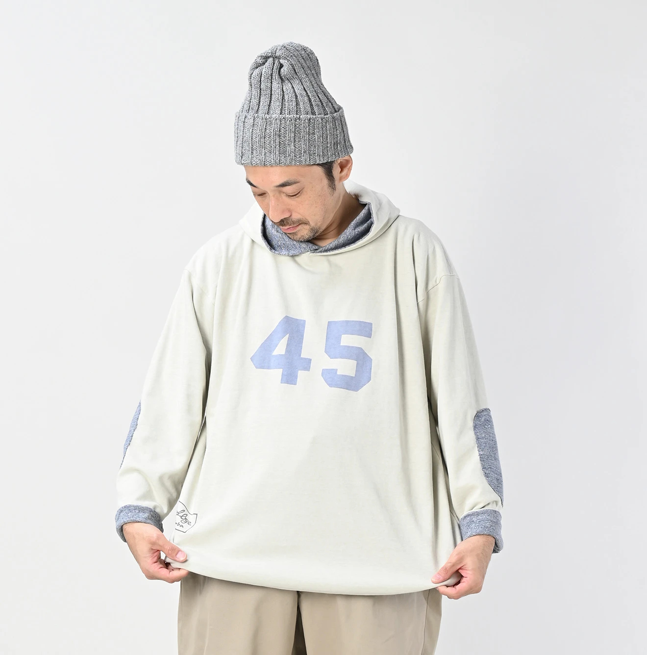 【未使用品】45R＊ジンバブエコットンの908タンクトップ＊インディゴ（重） 45R（フォーティファイブアール）| ジンバブエコットンの908