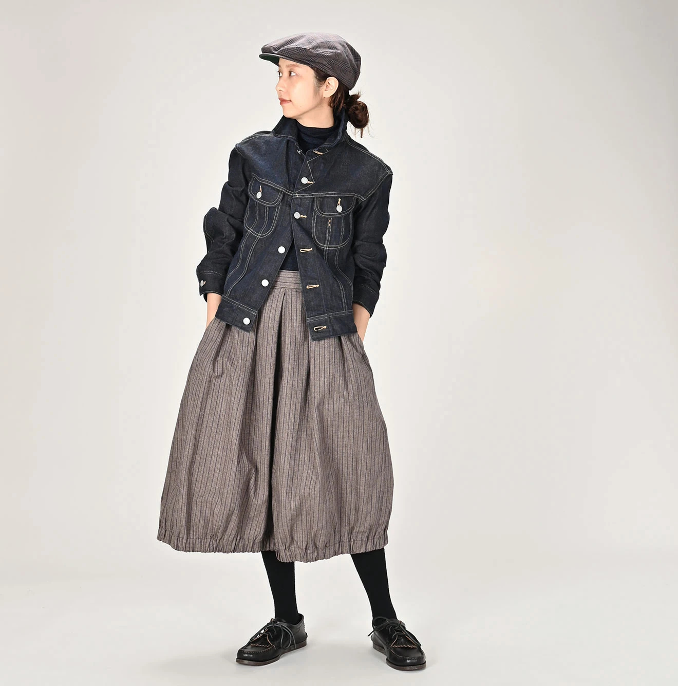 45R(フォーティファイブアール) |墨藍デニムライトオンスの908比古比女ジャン（濃）