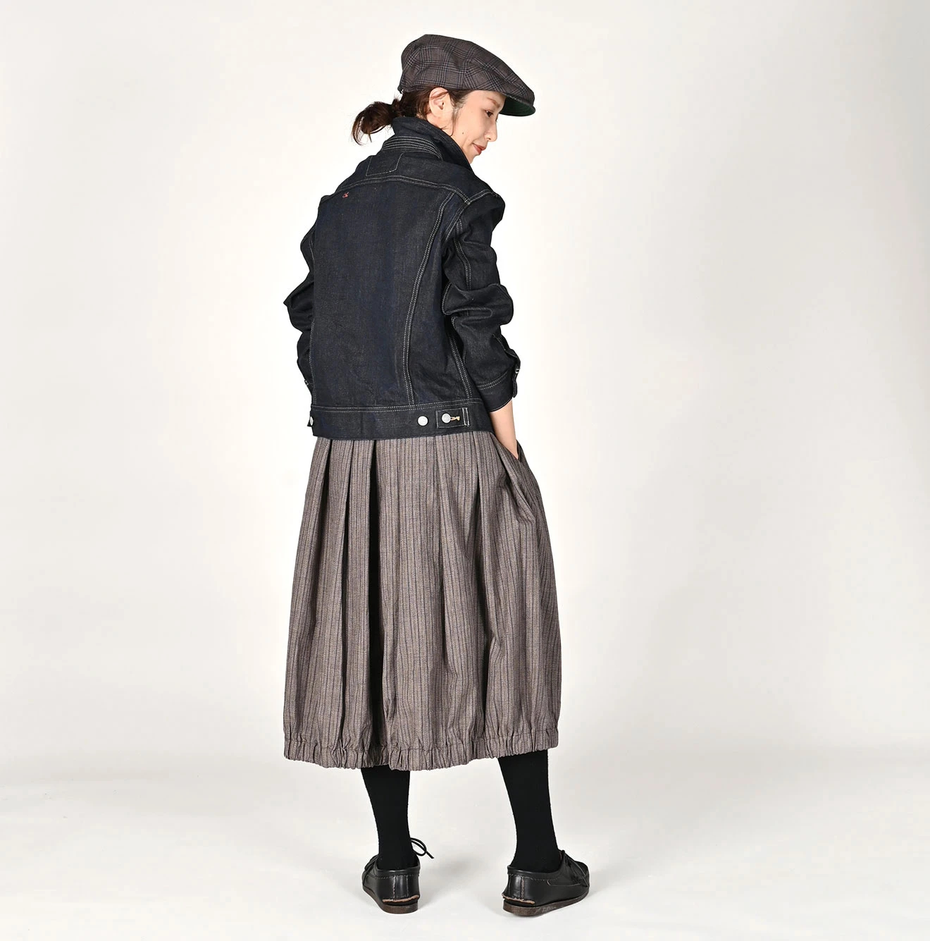 45R(フォーティファイブアール) |墨藍デニムライトオンスの908比古比女ジャン（濃）