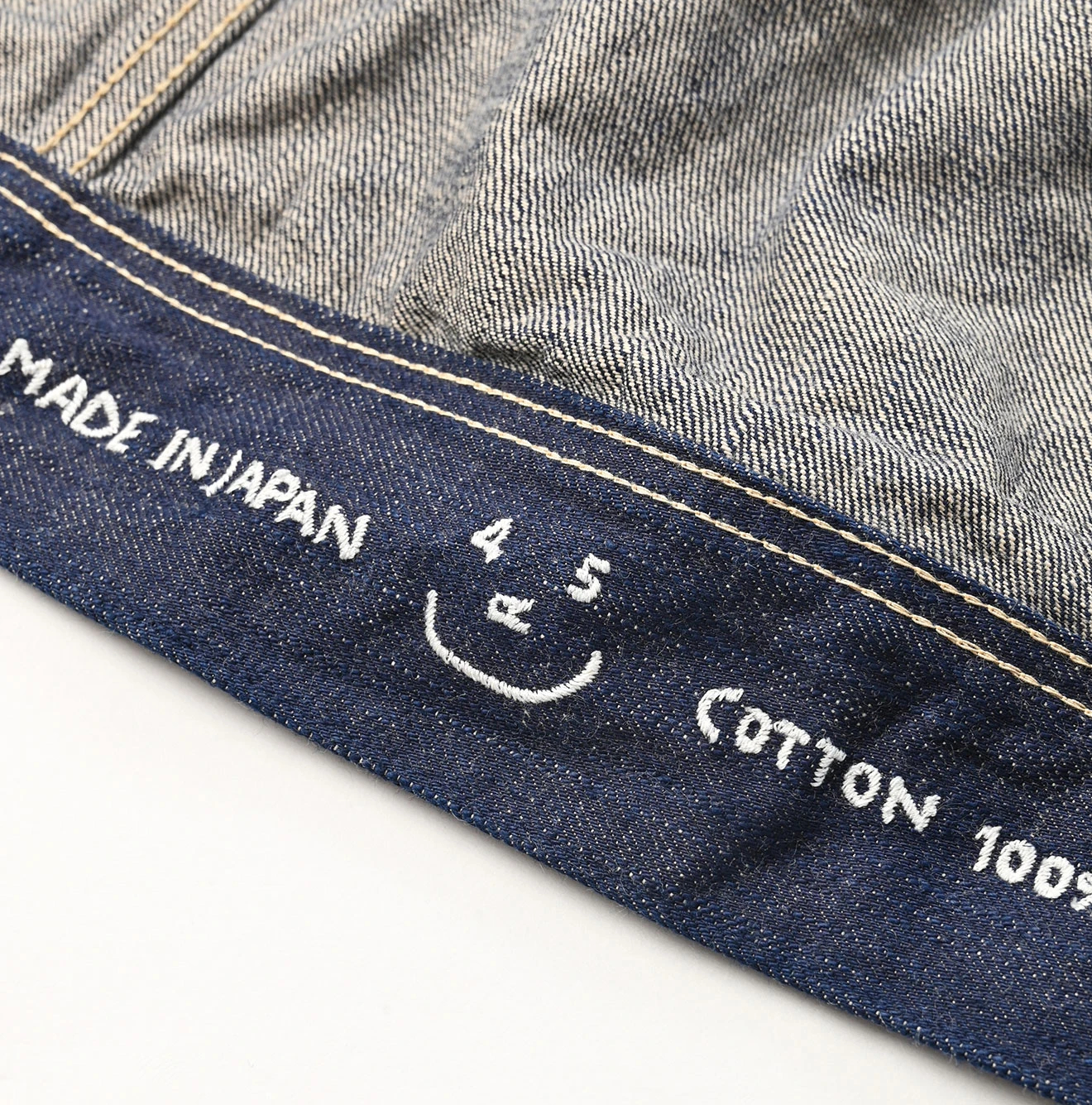 45R(フォーティファイブアール) |藍デニムライトオンスの908比古比女ジャン（濃）