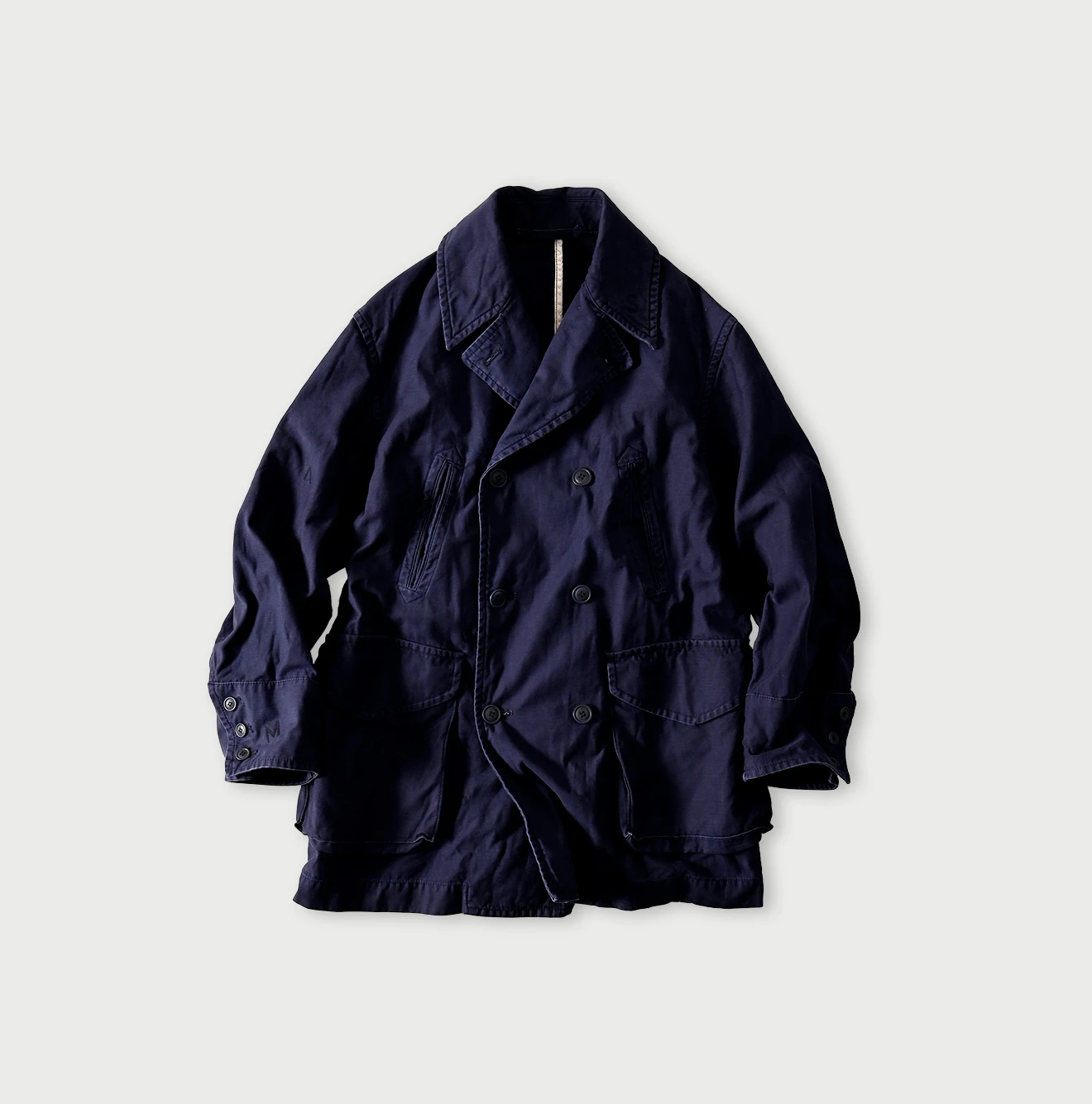 45R(フォーティファイブアール) |バックサテンのＰコート（再び・45RPMSTUDIO刺繍）