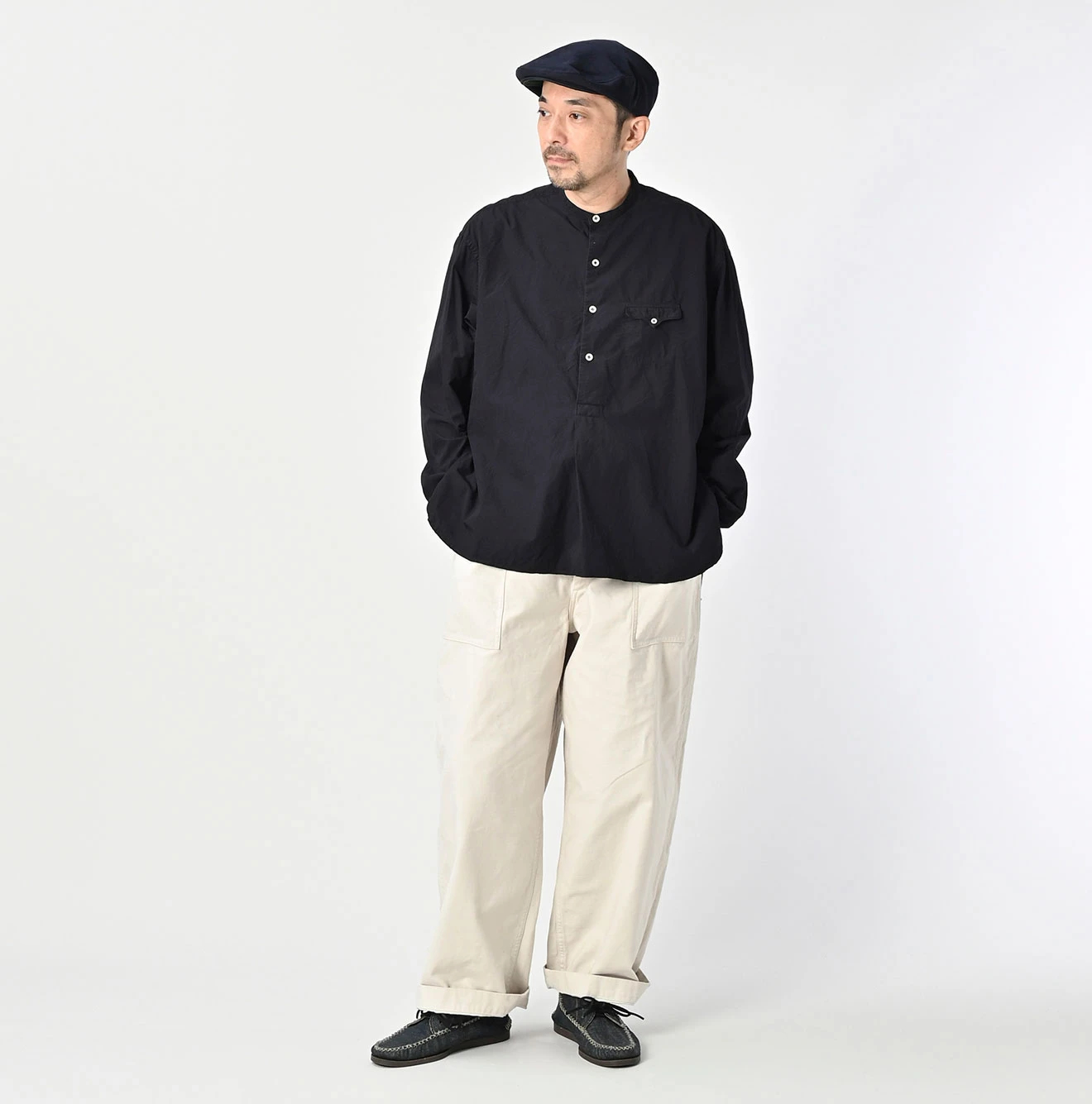 45R(フォーティファイブアール) |コンパクトダンプの908オーシャン馬風シャツ（再び）