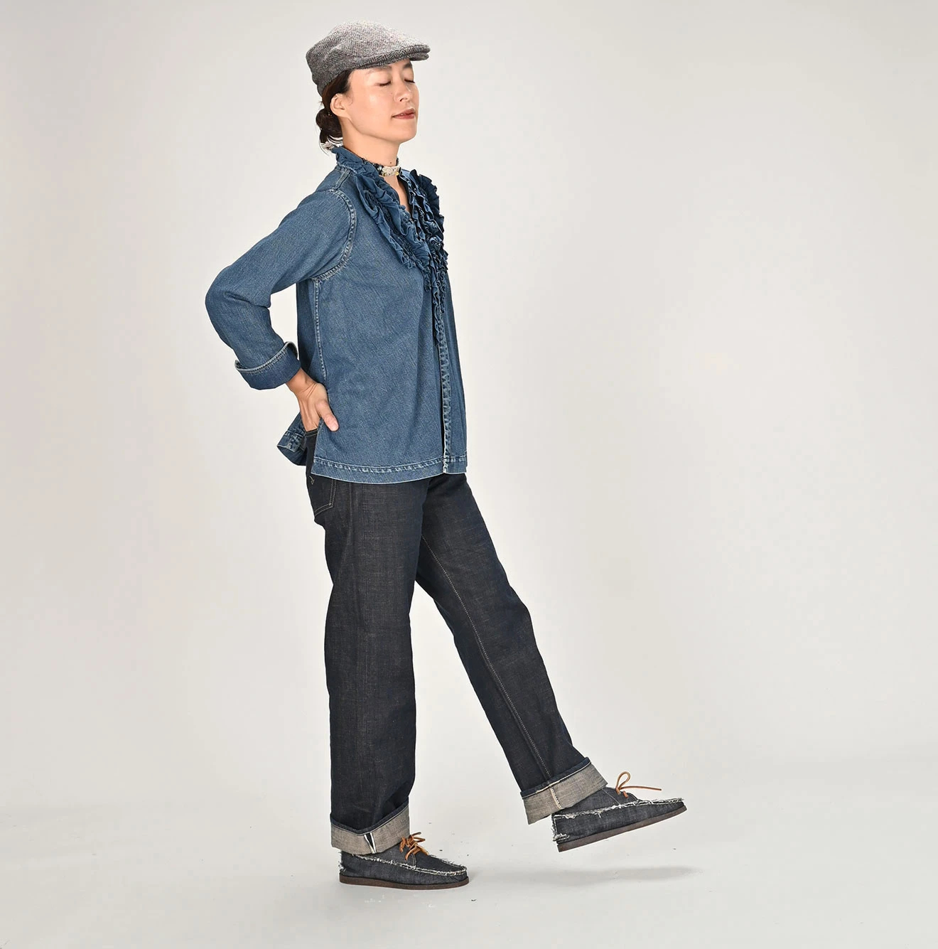 45R(フォーティファイブアール) |再び6.5墨藍の空比古比女（濃）