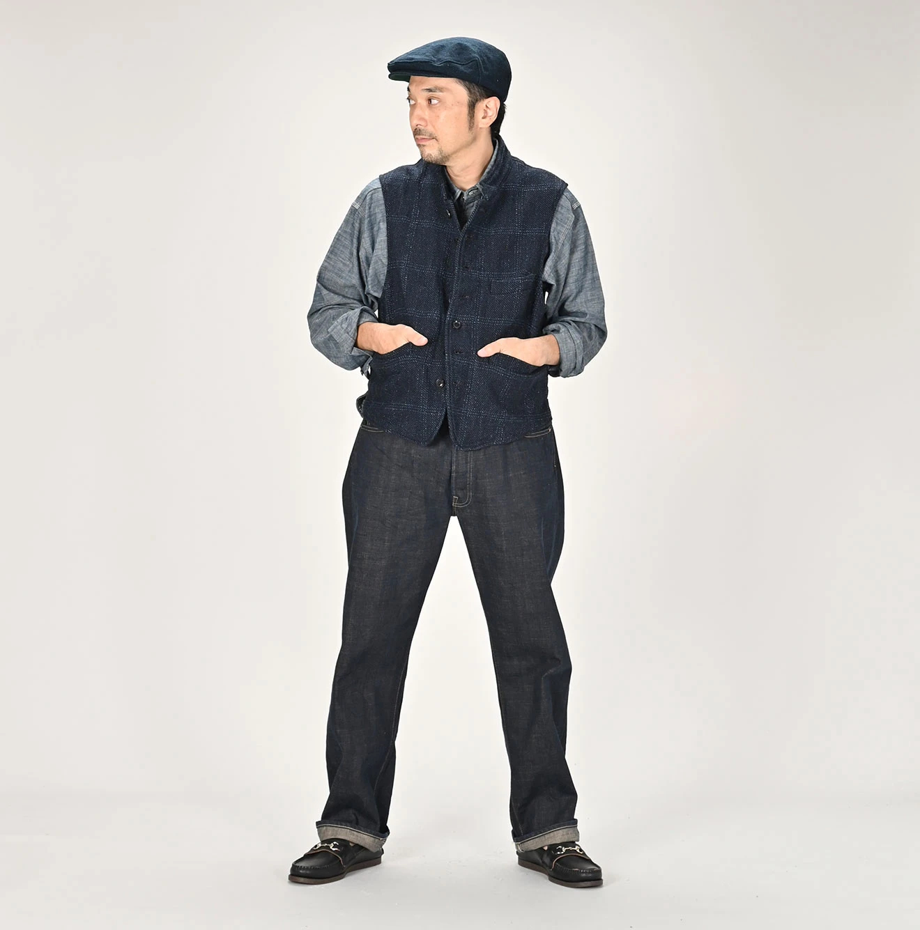 45R(フォーティファイブアール) |再び6.5墨藍の空比古比女（濃）