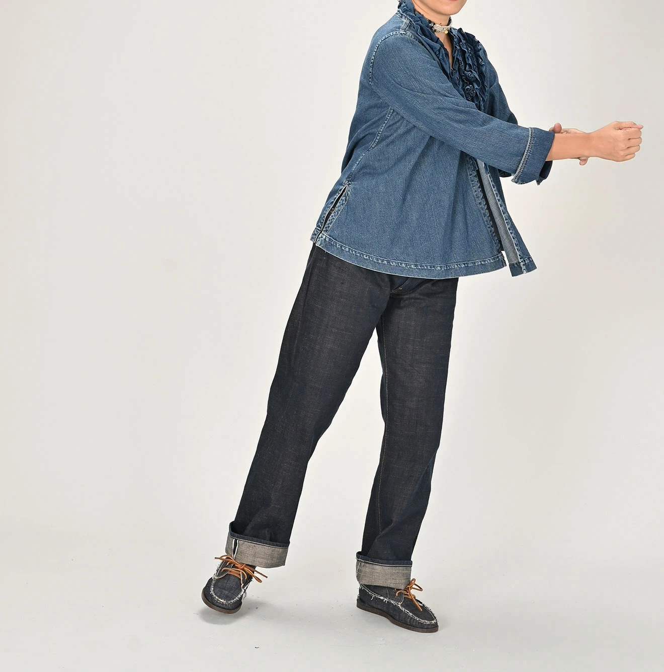 45R(フォーティファイブアール) |再び6.5墨藍の空比古比女（濃）