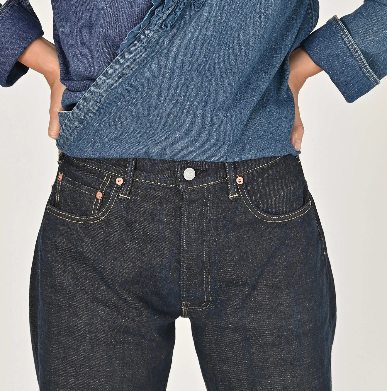 45R(フォーティファイブアール) |再び6.5墨藍の空比古比女（濃）